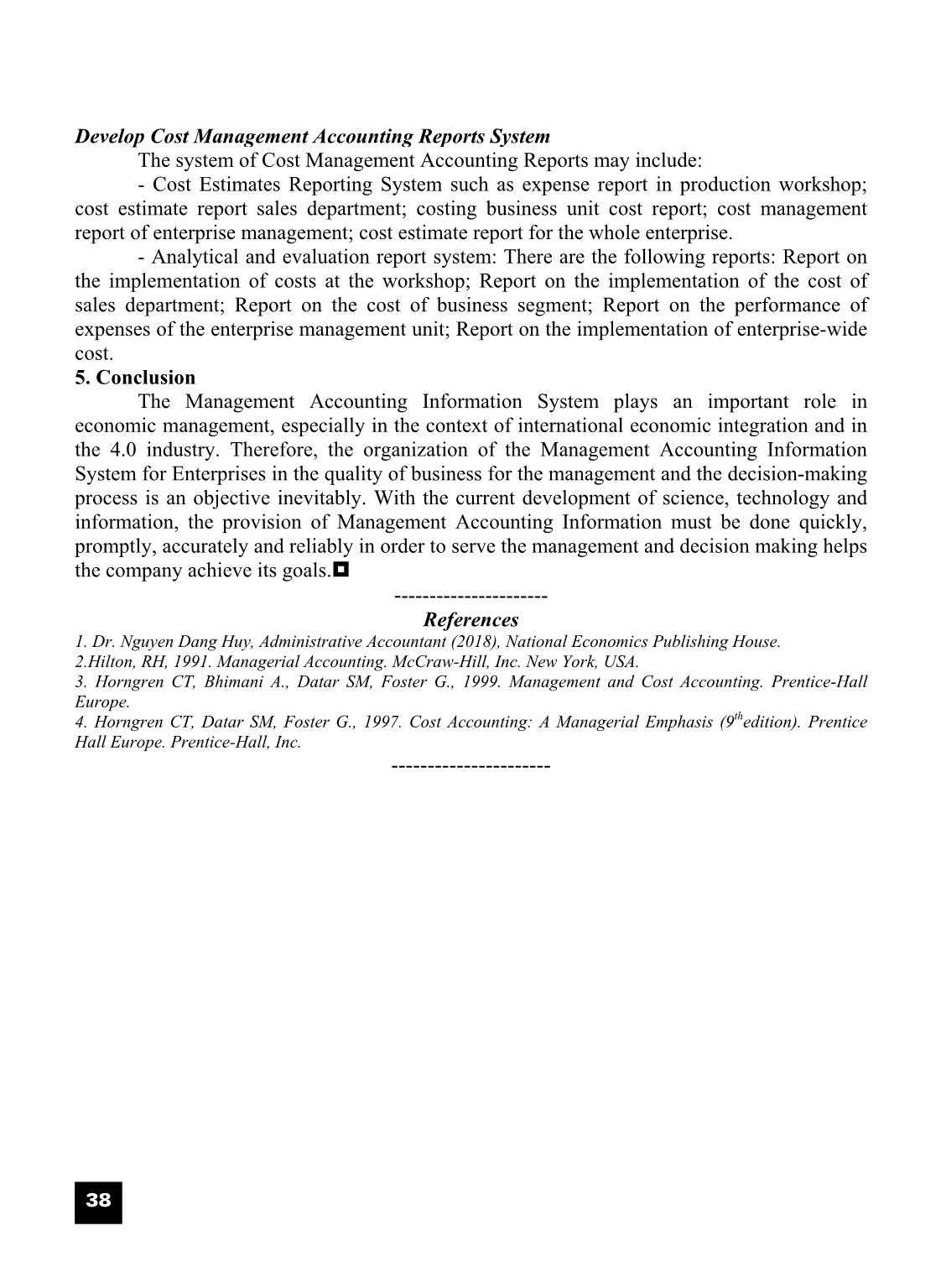 Role and impact factor of the accounting information system of the corporate management trang 6