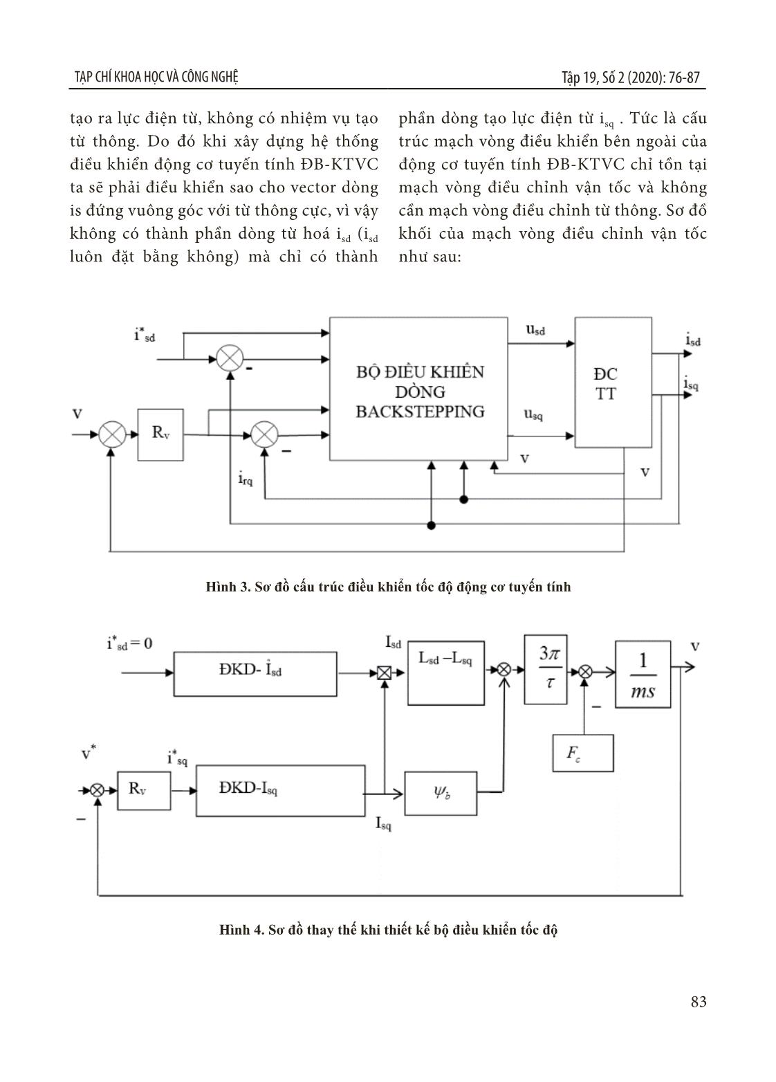 Thiết kế bộ điều khiển cho động cơ tuyến tính đồng bộ kích thích vĩnh cửu ứng dụng phương pháp backstepping trang 8