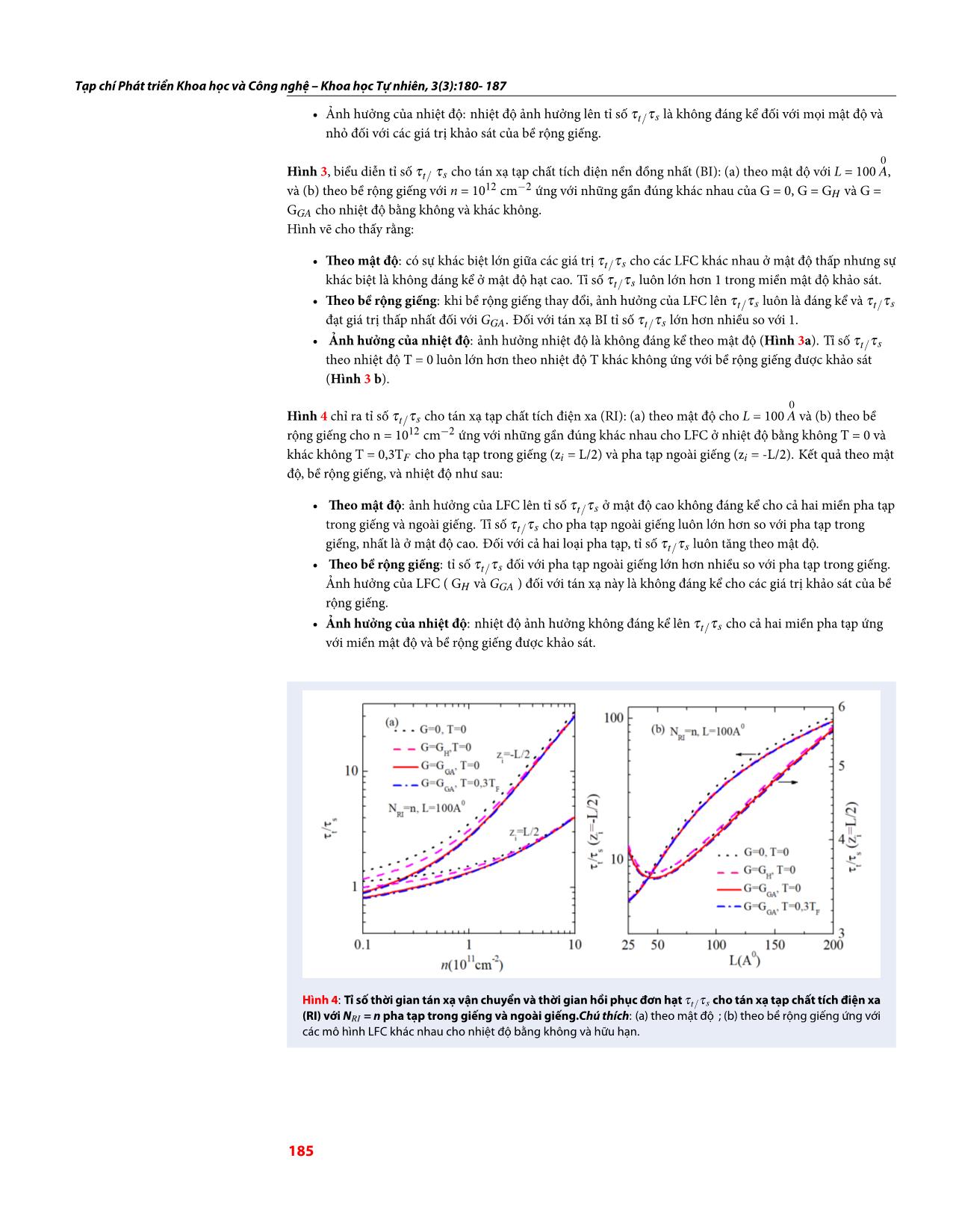 Thời gian tán xạ của điện tử trong giếng lượng tử GaAs/InGaAs/GaAs ở nhiệt độ hữu hạn có xét đến hiệu ứng tương quan trao đổi trang 6
