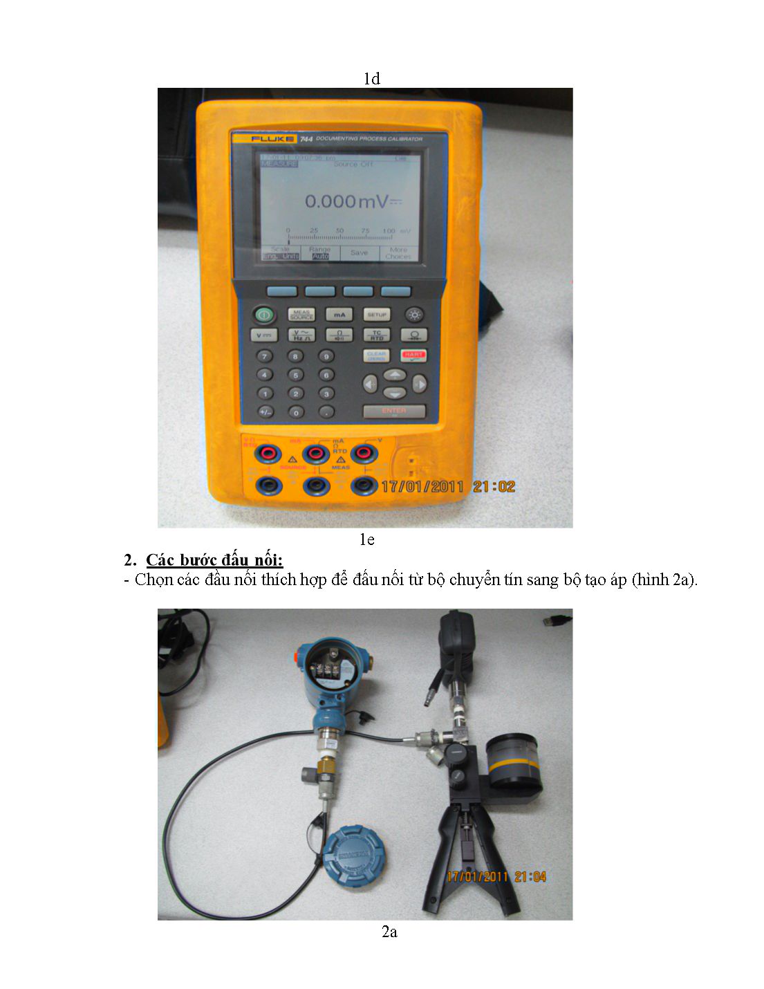 Thực hành kiểm tra hiệu chuẩn transmitter áp suất rosemount 2088 trang 3