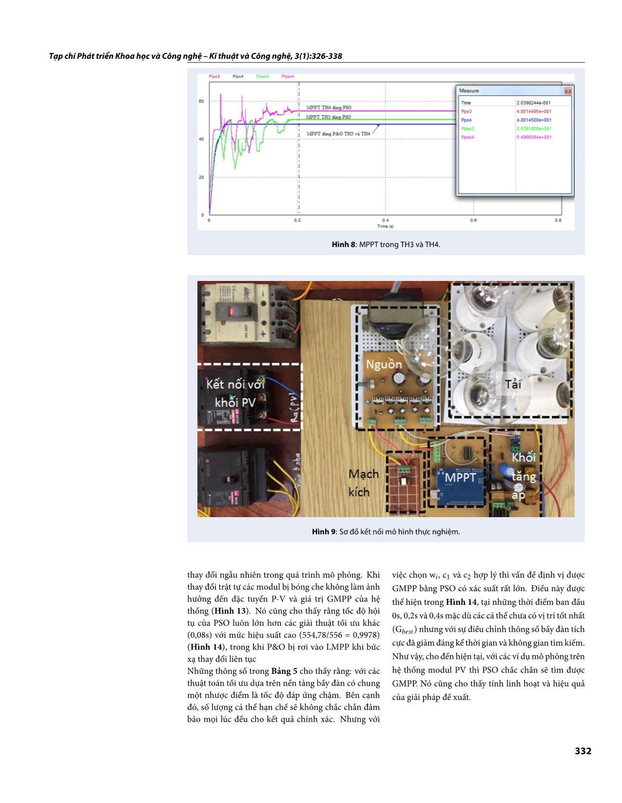 Tối ưu điểm phát công suất cực đại của pin quang điện làm việc trong điều kiện bóng che trang 7
