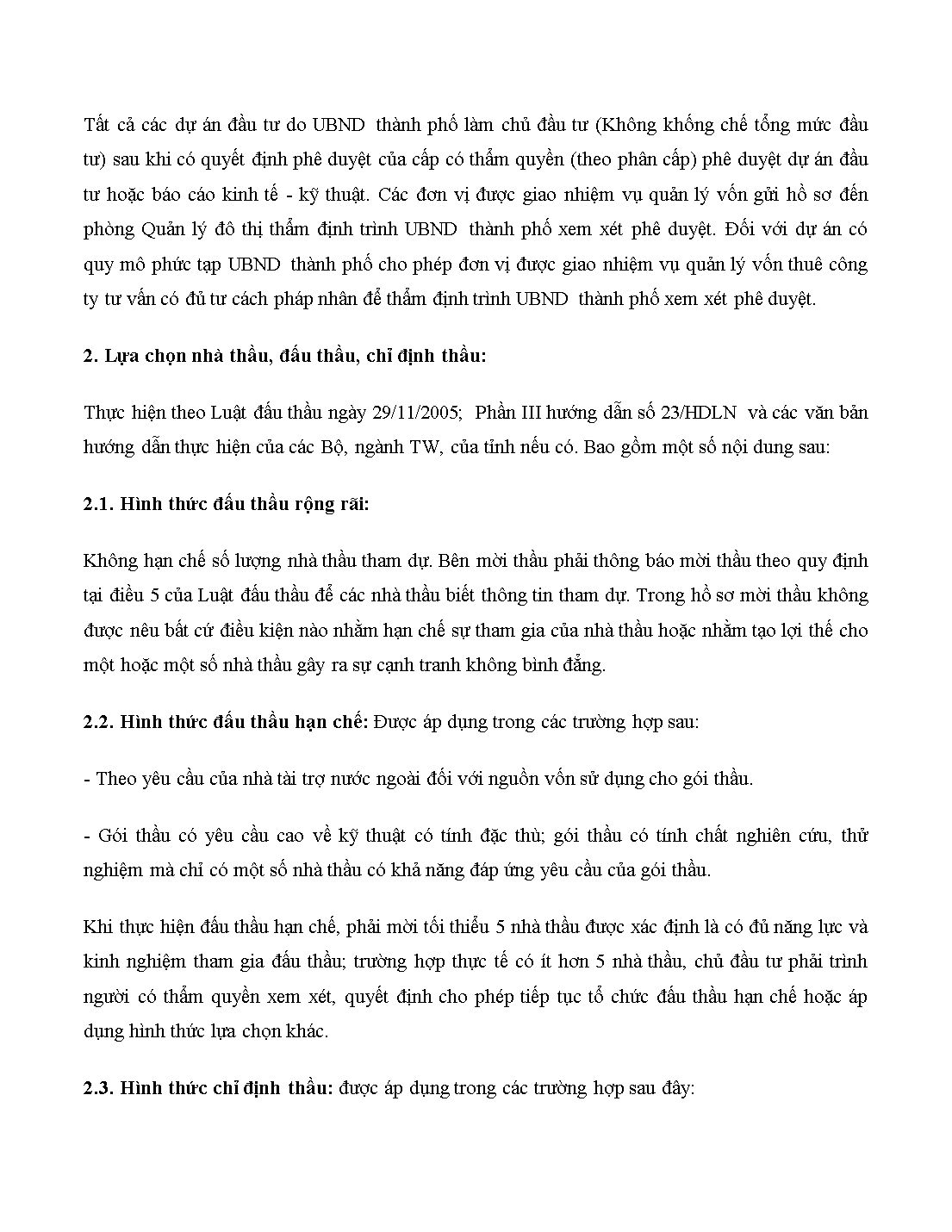 Trình tự quản lý đầu tư xây dựng cơ bản trên địa bàn thành phố Lào Cai trang 5