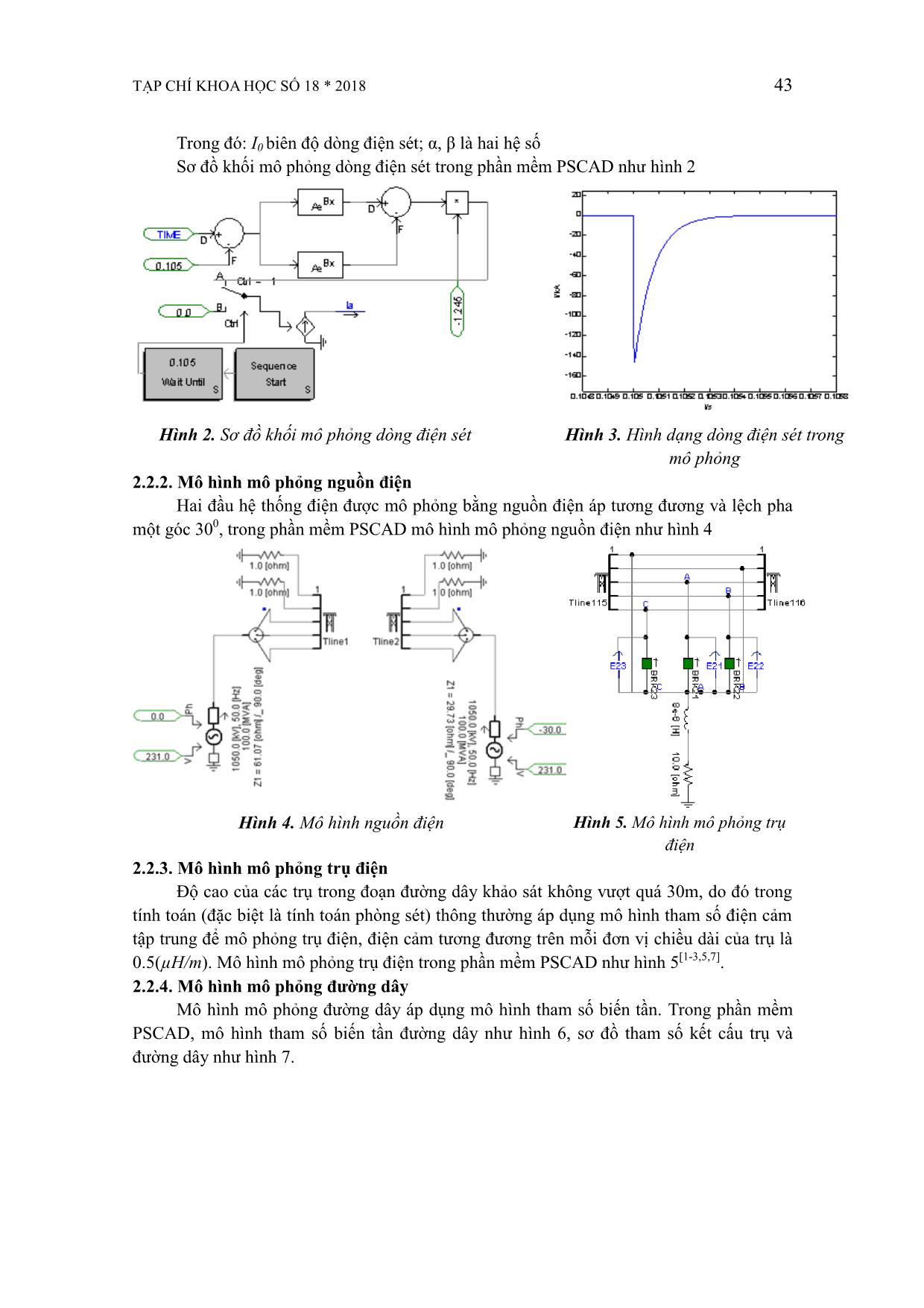 Ứng dụng phần mềm pscad xây dựng mô hình mô phỏng sét đánh đường dây truyền tải điện cao áp trang 3