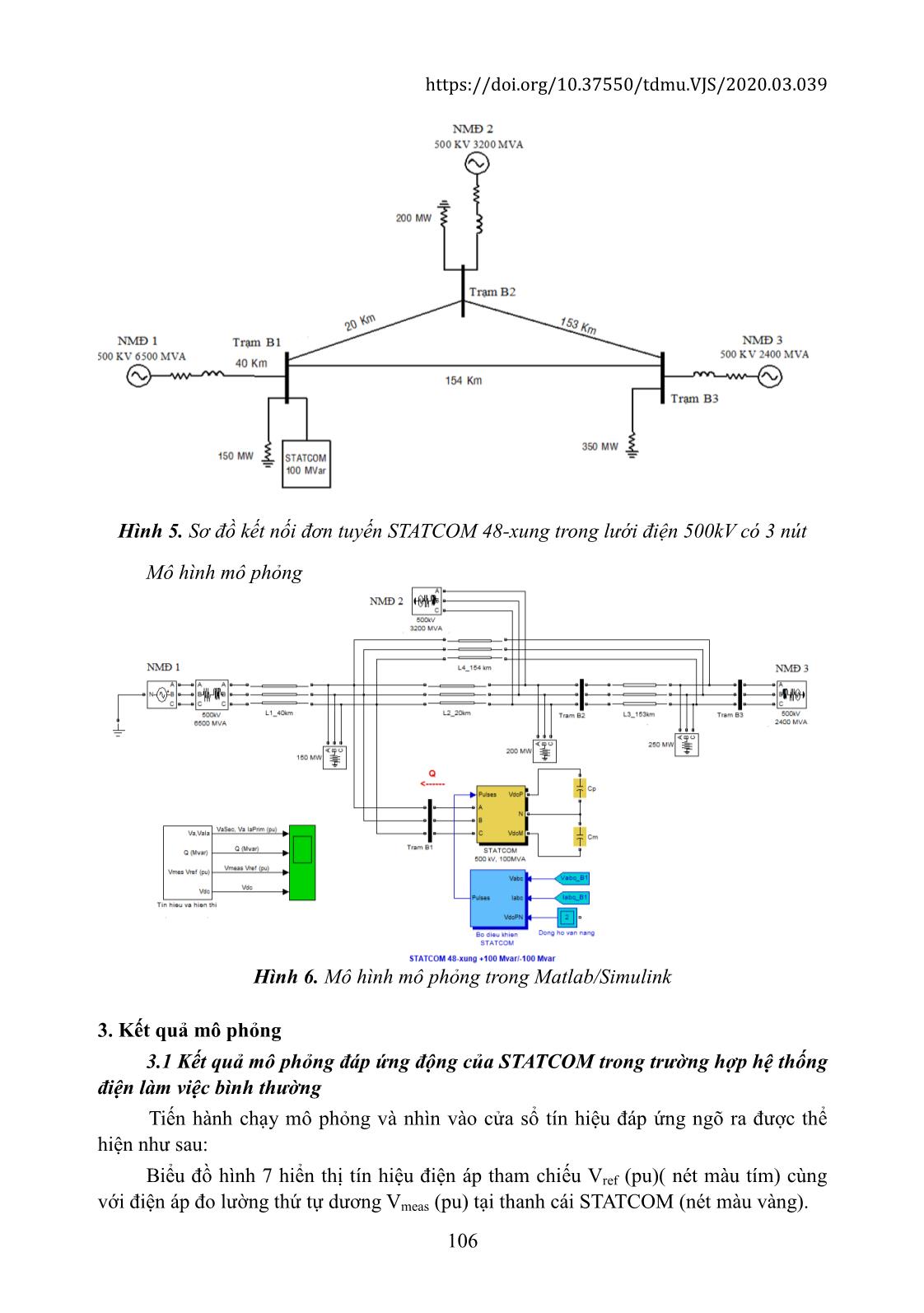 Ứng dụng statcom để điều chỉnh điện áp và bù công suất phản kháng cho hệ thống điện trang 6