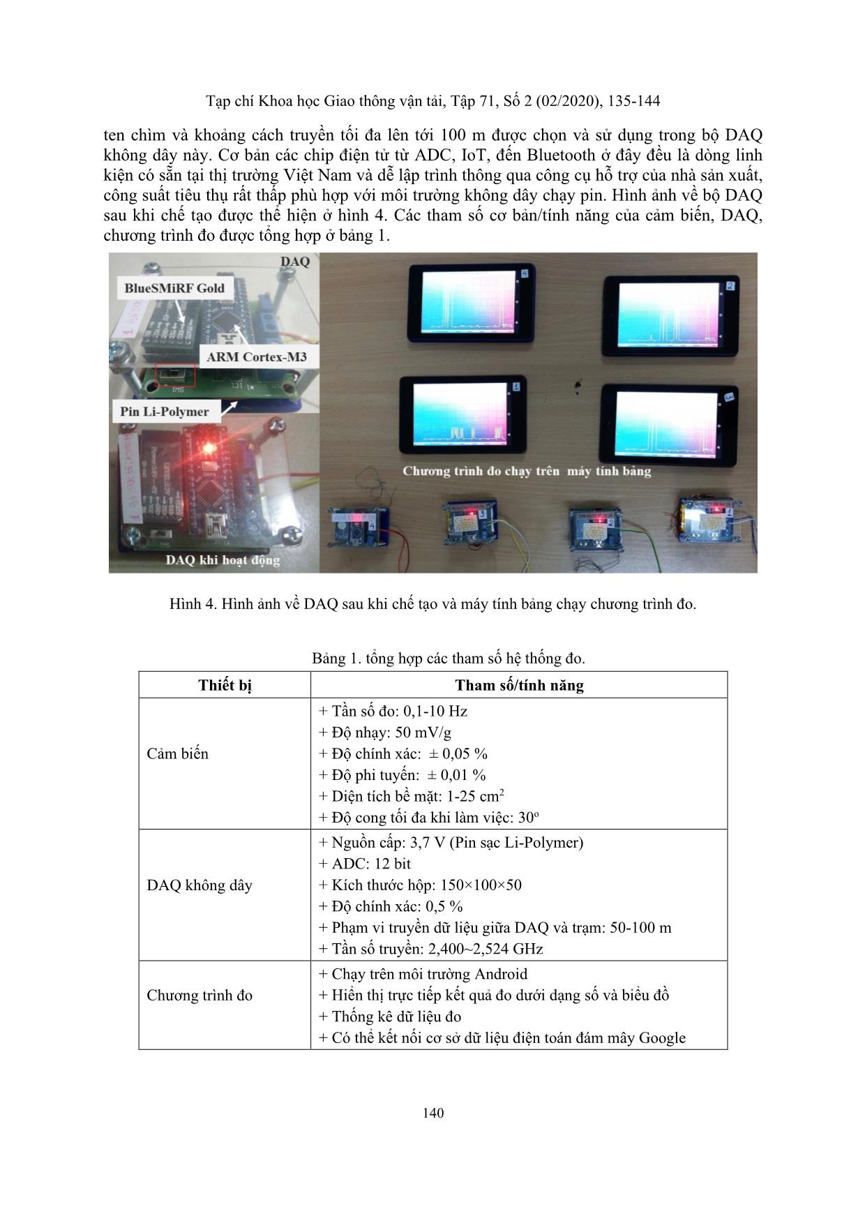 Wireless daq using piezoelectric sensor for vibration measurement of bridge structure trang 6