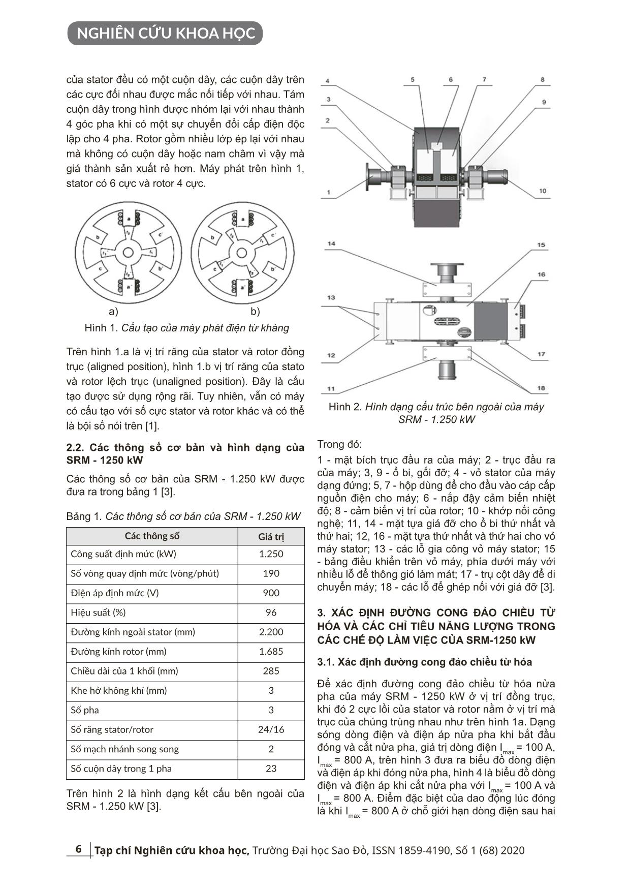 Xác định các tham số điện từ của động cơ SRM thông qua thực nghiệm trang 2
