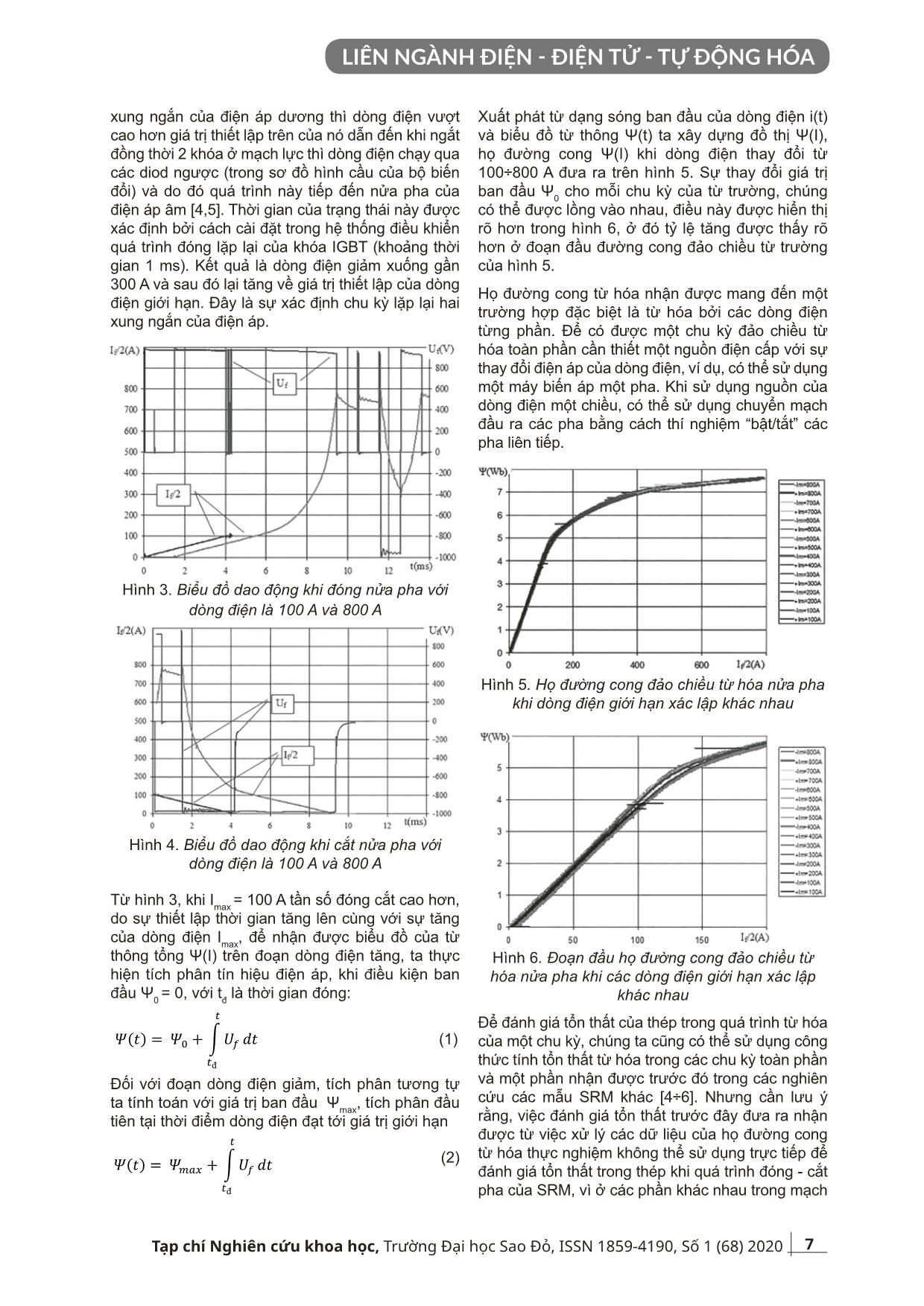 Xác định các tham số điện từ của động cơ SRM thông qua thực nghiệm trang 3