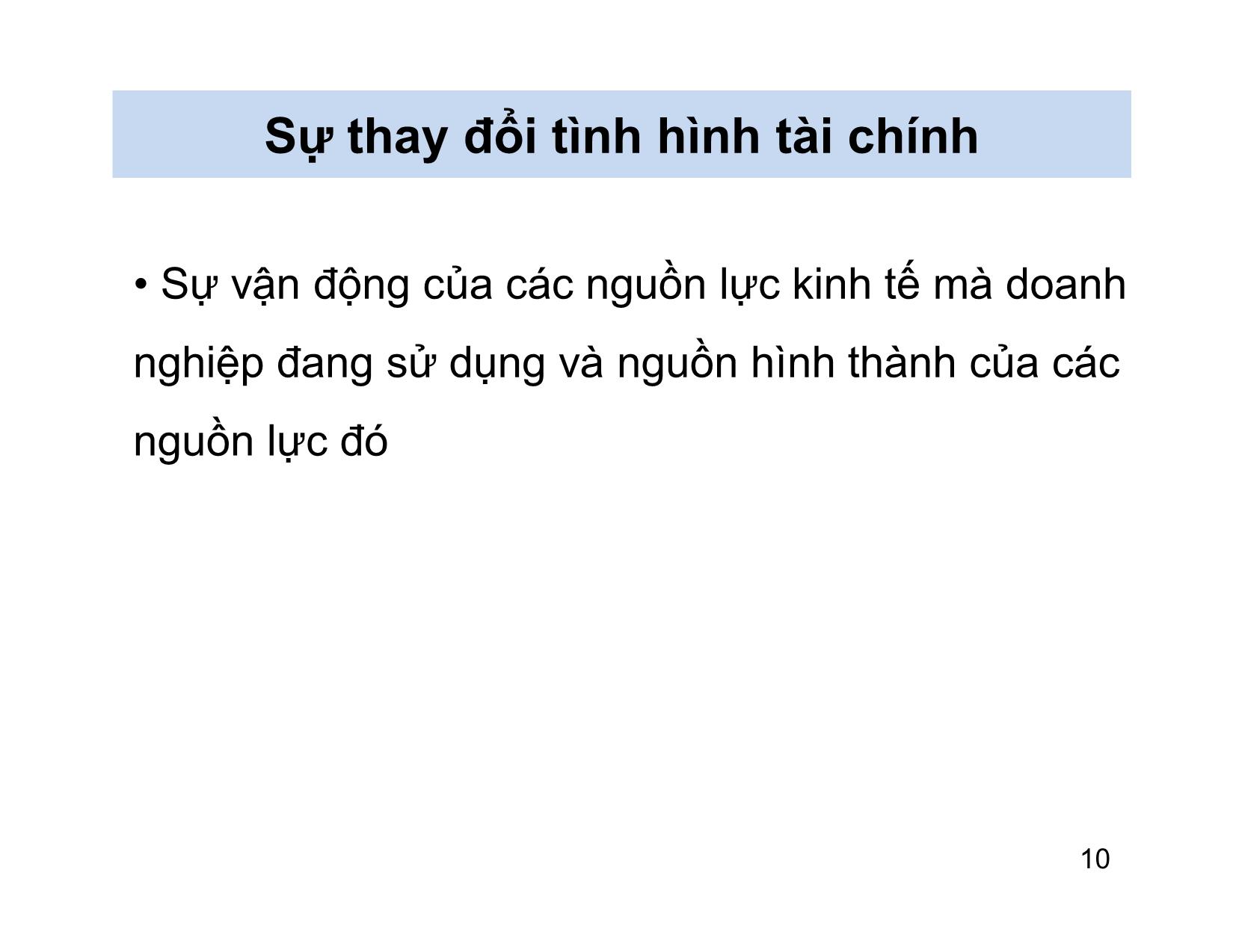 Bài giảng Nguyên lý kế toán - Chương 2: Báo cáo tài chính - Nguyễn Hoàng Phi Nam trang 10