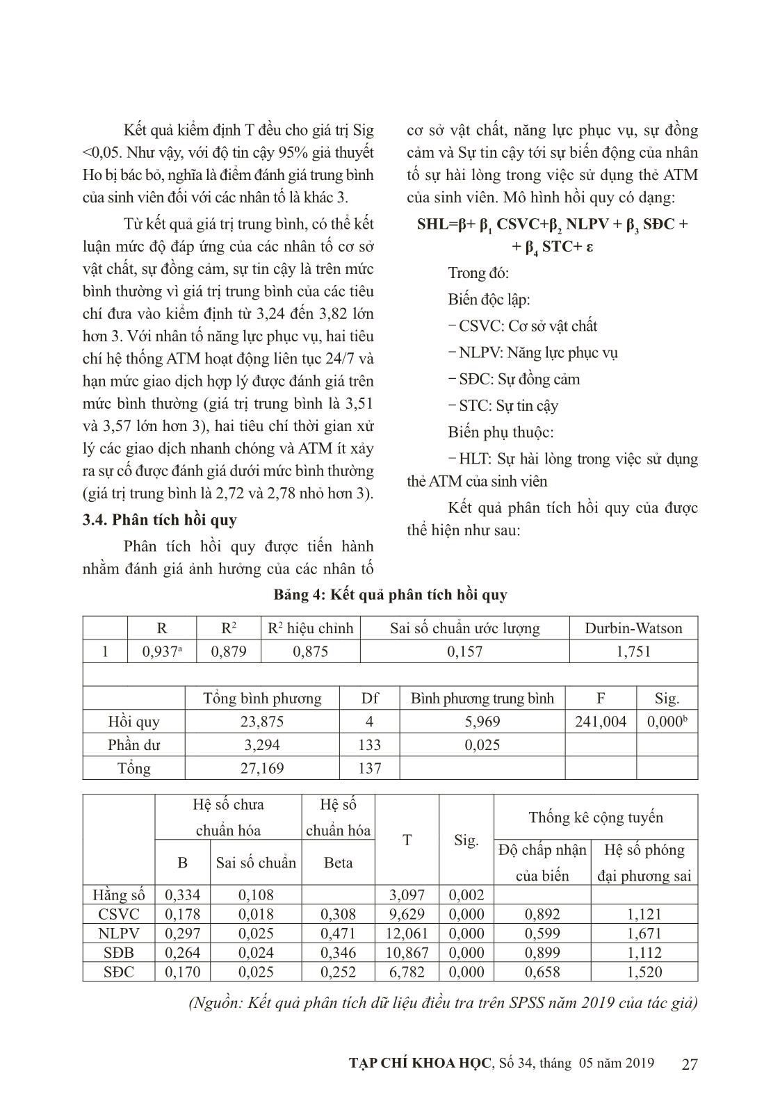 Các nhân tố ảnh hưởng đến sự hài lòng của sinh viên trường Đại học Hải Phòng trong việc sử dụng thẻ ATM trang 7