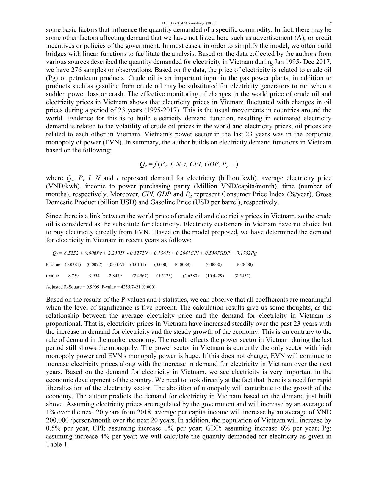 Application of Alfred Marshall model for estimating Vietnam electricity demand trang 3