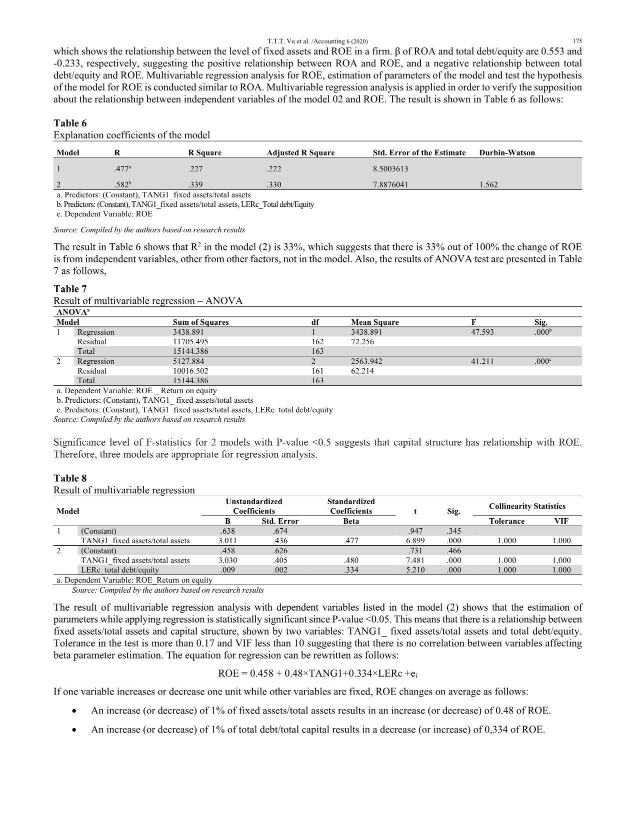 The impact of capital structure on the performance of construction companies: A study from Vietnam stock exchanges trang 7