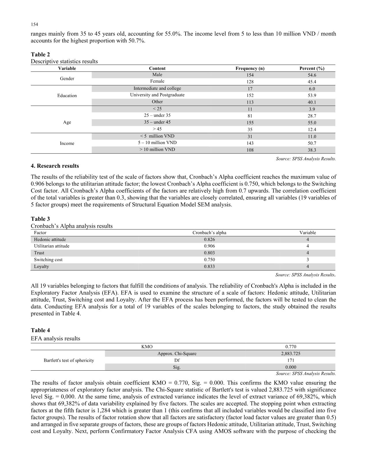 The effects of attitude, trust and switching cost on loyalty in commercial banks in Ho Minh City trang 4