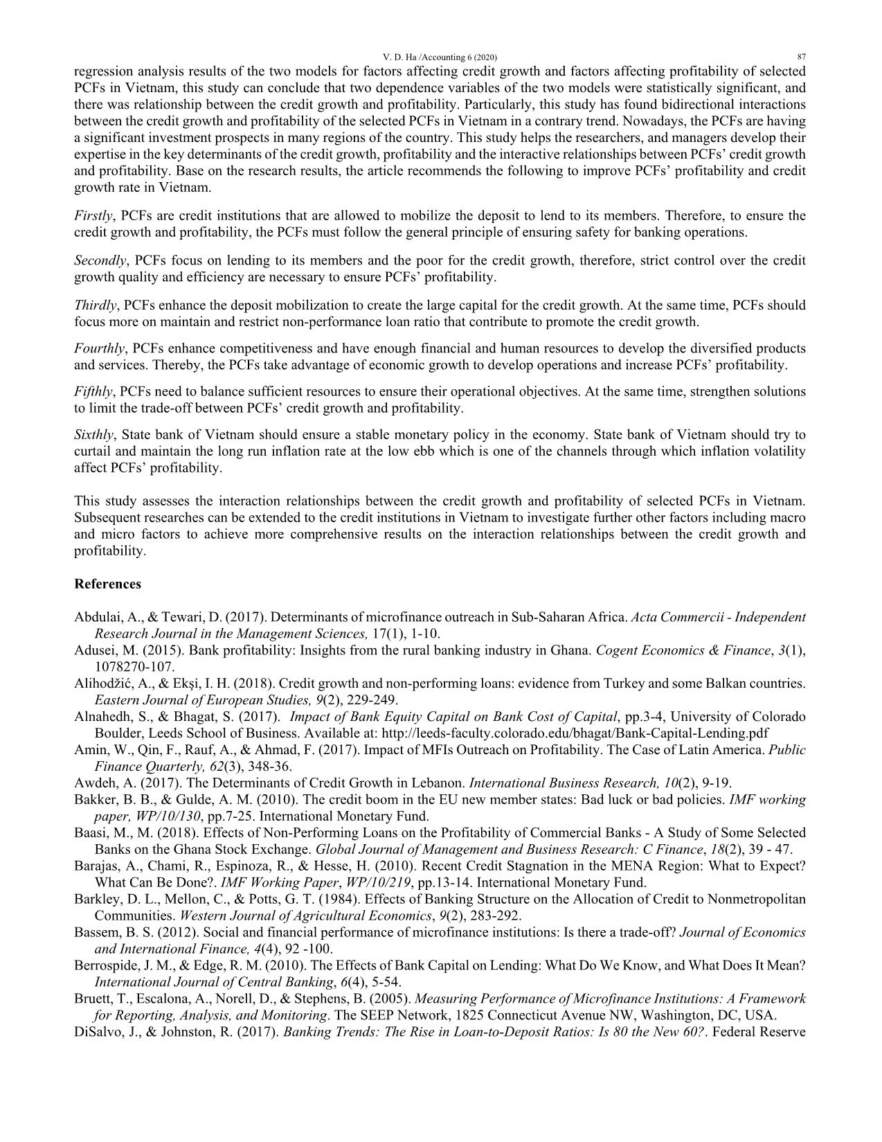 The interactive relationship between credit growth and profitability of peoples credit funds in Vietnam trang 9