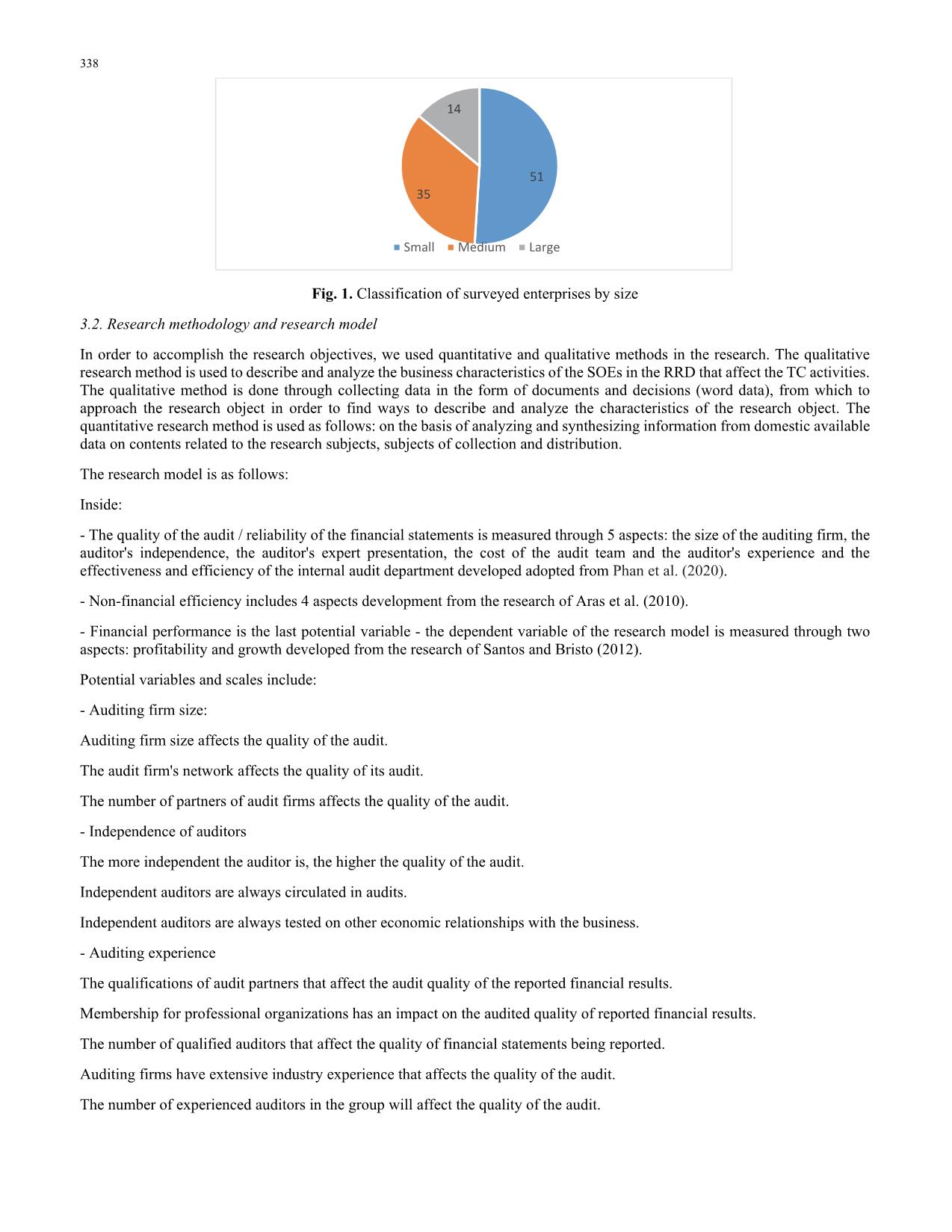 How to improve financial performance of tourism and travel enterprises: The case of Vietnam trang 4