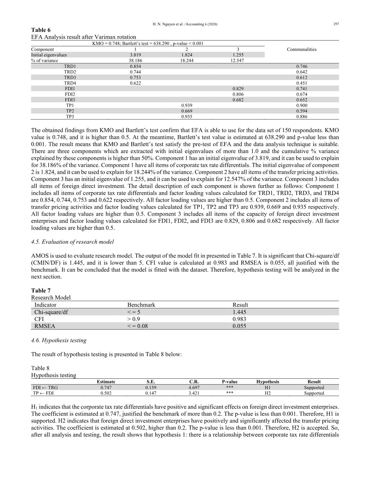 Conceptualizing the effects of corporate tax rate differentials on transfer pricing activities of FDI enterprises in Vietnam trang 7