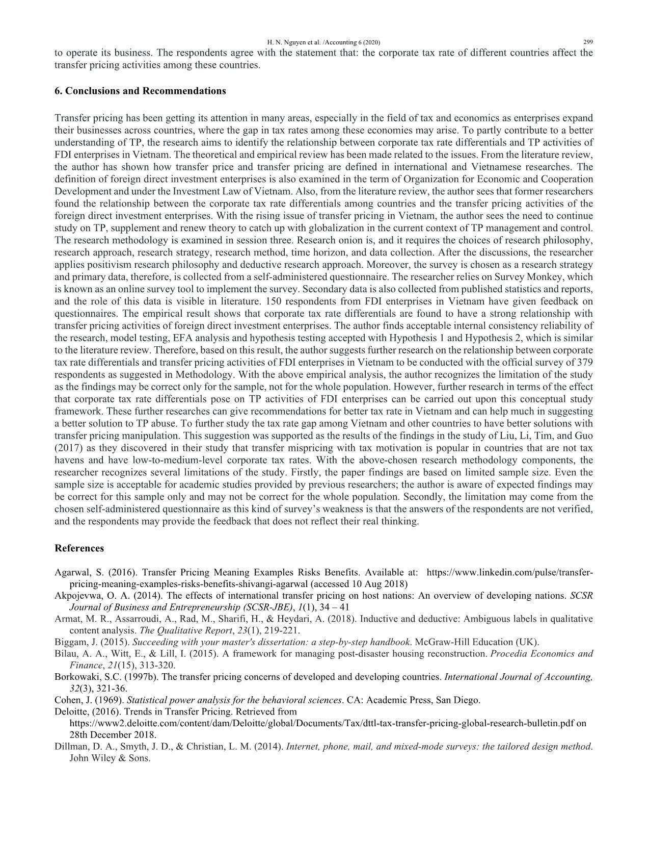 Conceptualizing the effects of corporate tax rate differentials on transfer pricing activities of FDI enterprises in Vietnam trang 9