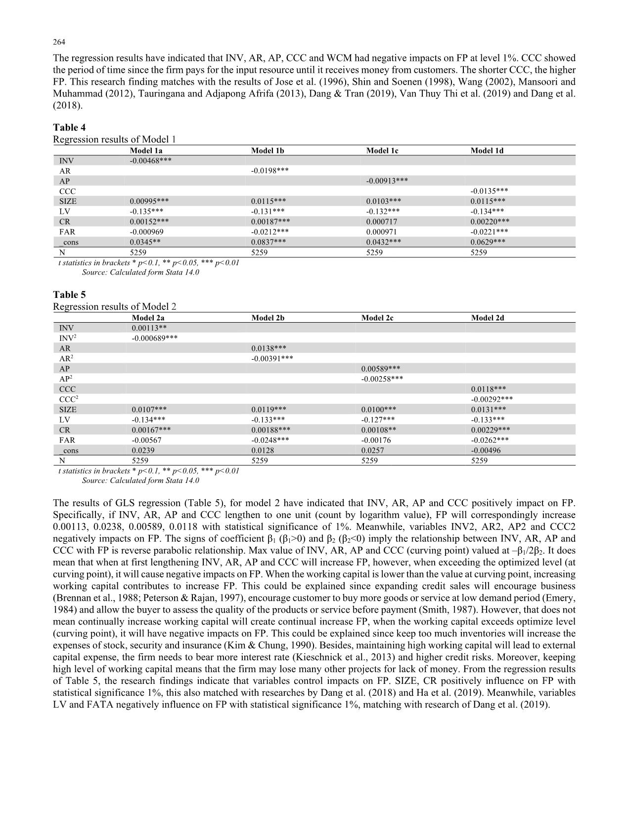 Impact of working capital management on firm profitability: Empirical study in Vietnam trang 6