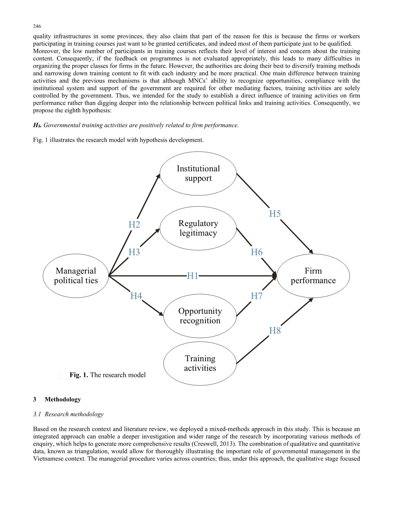 Political ties and performance of multinational corporations in Vietnamese emerging market trang 6