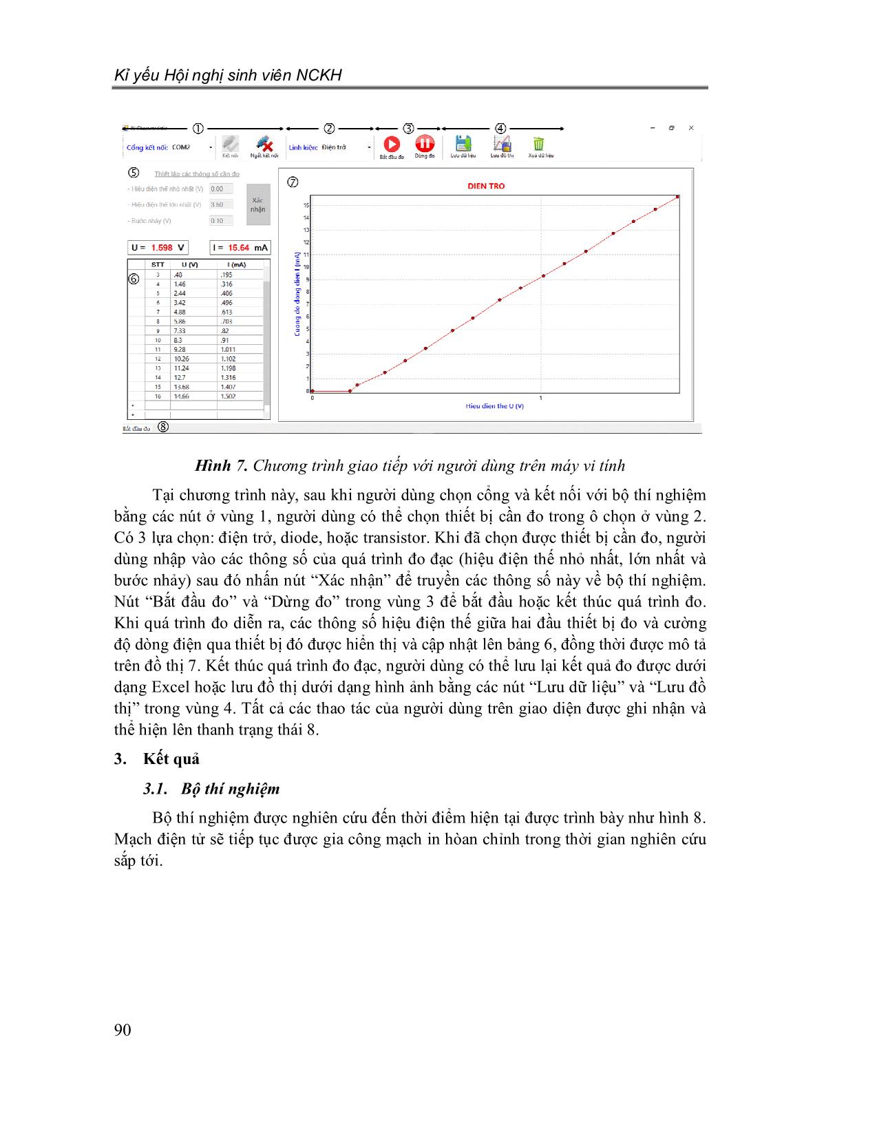 Ứng dụng vi điều khiển PIC16F877A để chế tạo bộ thí nghiệm đo đạc tự động đặc tuyến Volt-Ampere của một số linh kiện điện tử trang 7
