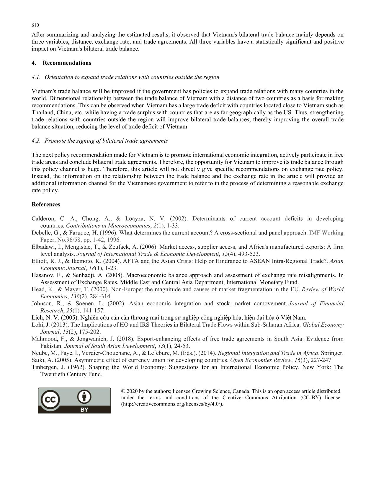 Impact of different factors on Vietnams trade balance trang 6