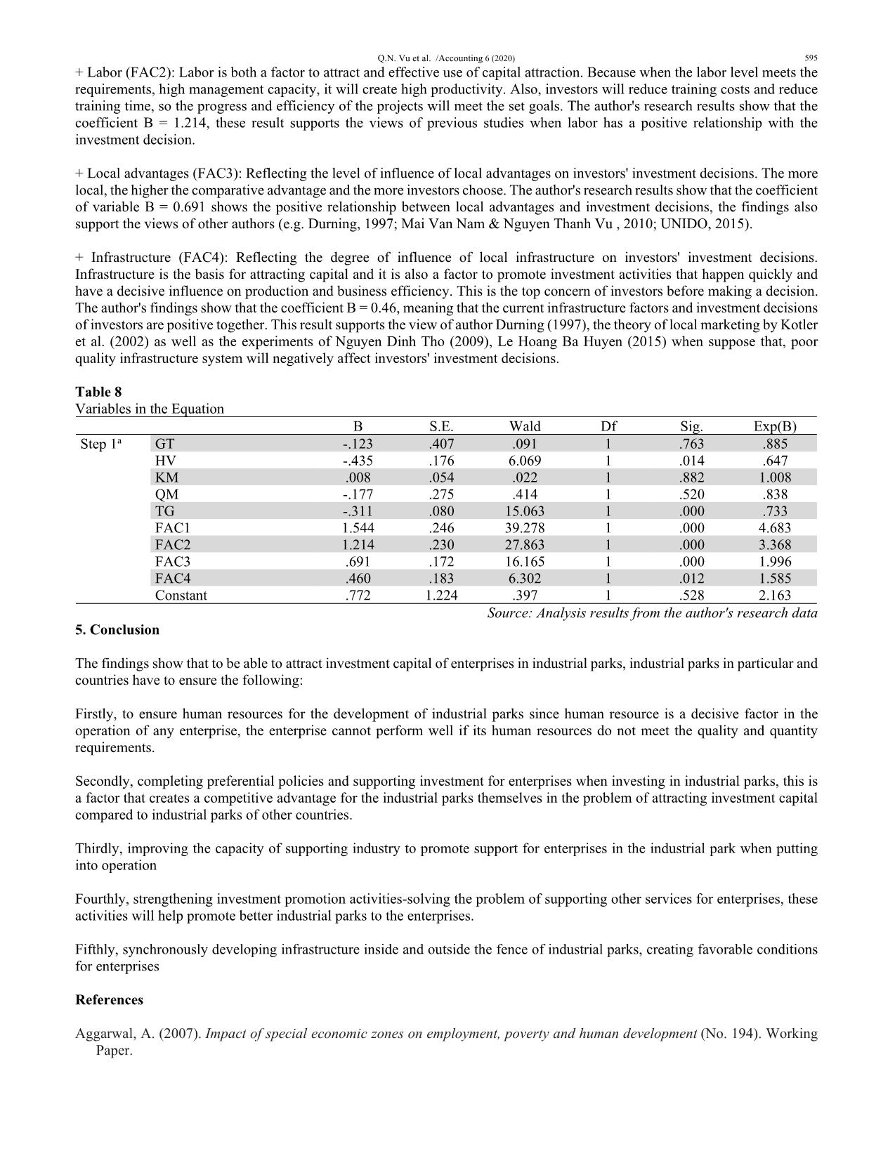 The effect of different factors on investment decision of enterprises in industrial parts trang 7