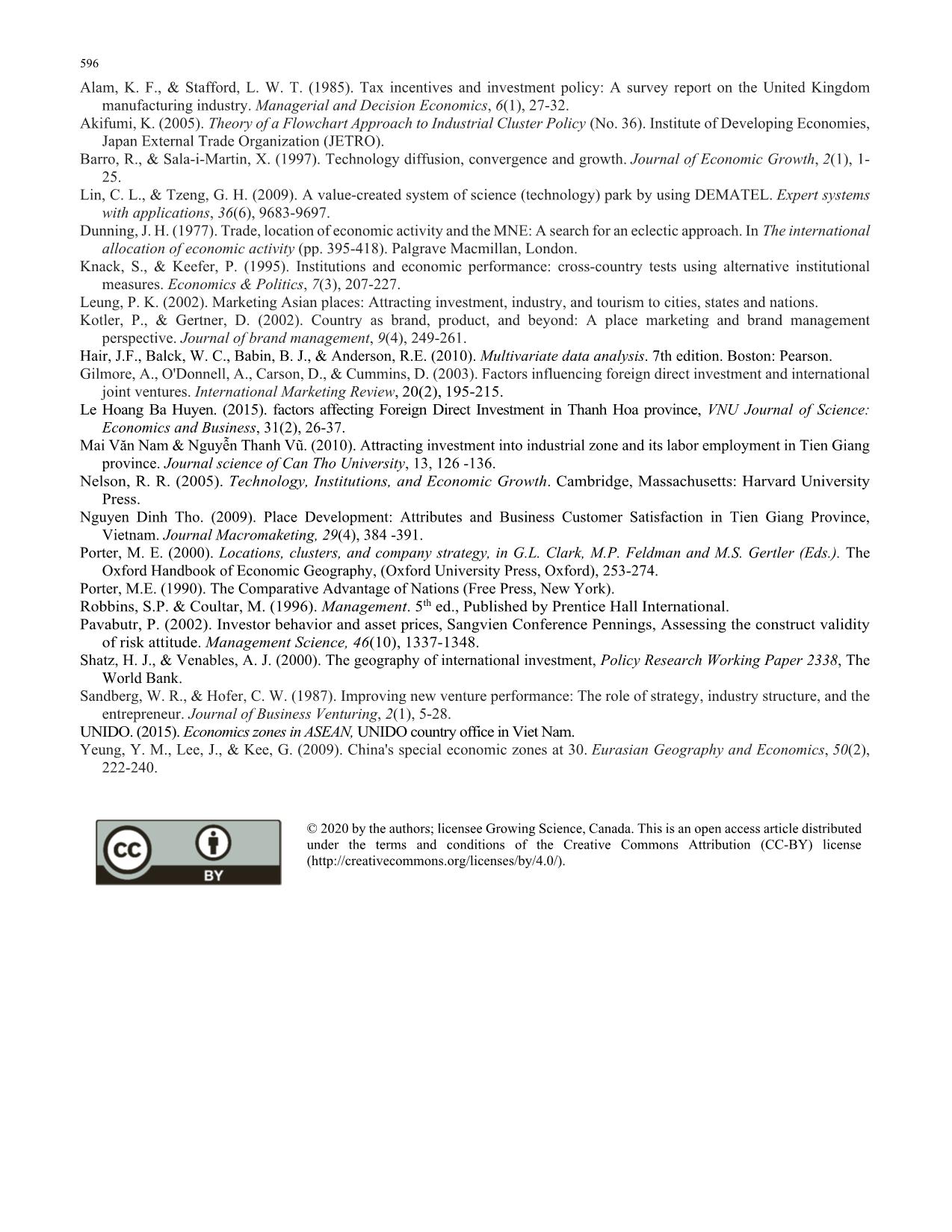 The effect of different factors on investment decision of enterprises in industrial parts trang 8