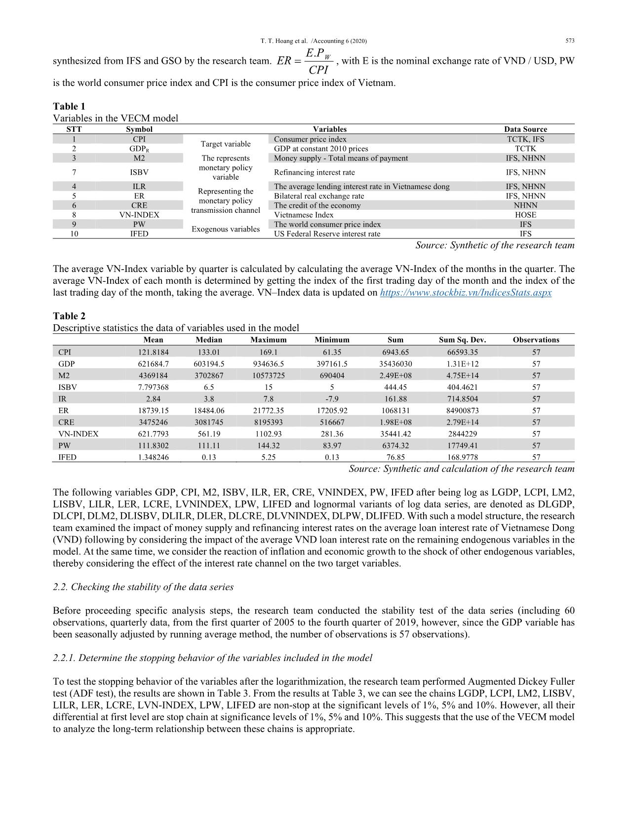 The impact of interest rate channel on the monetary transmission mechanism in Vietnam trang 5