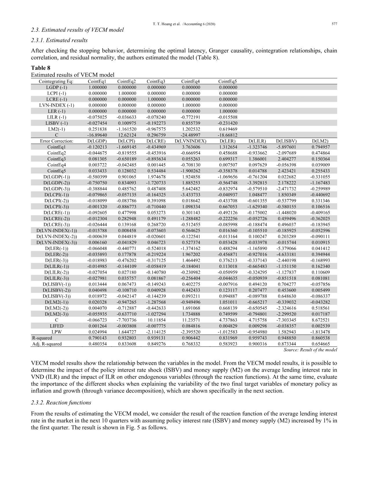 The impact of interest rate channel on the monetary transmission mechanism in Vietnam trang 9