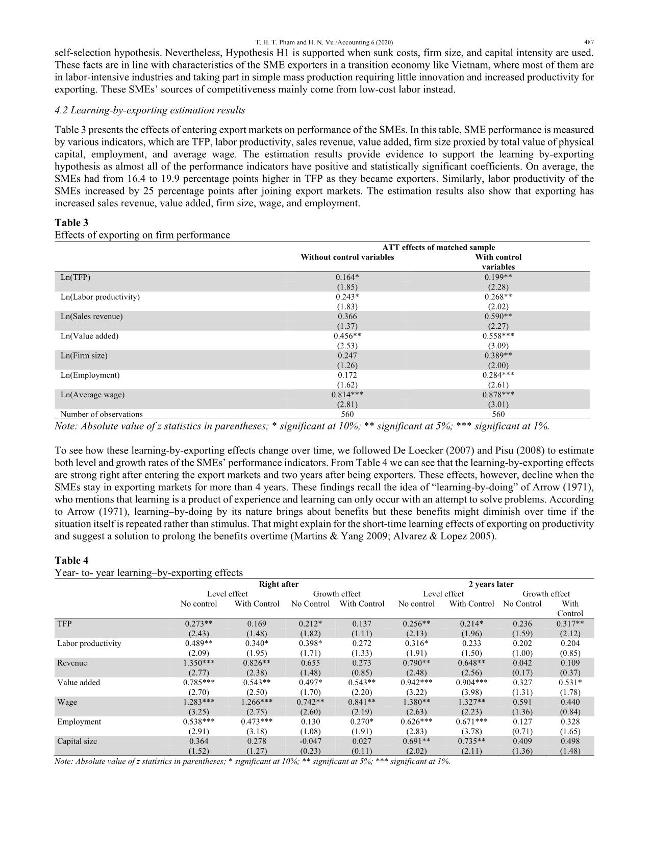 A longitudinal study of self-selection, learning-by-exporting and core-competence: The case of smalland medium-sized enterprises in Vietnam trang 7