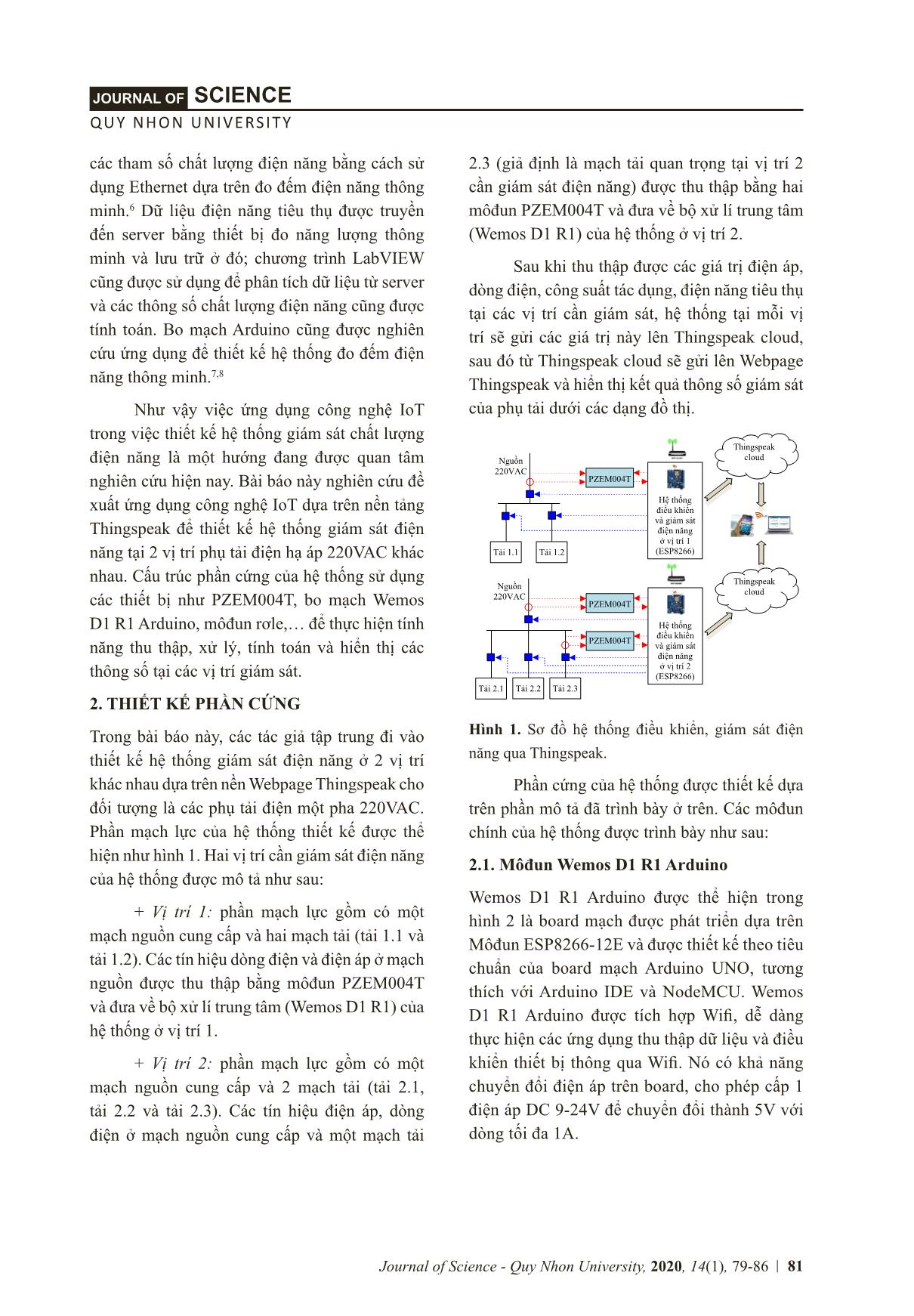 An IoT application for power monitoring system: A case study of 220VAC low voltage load trang 3