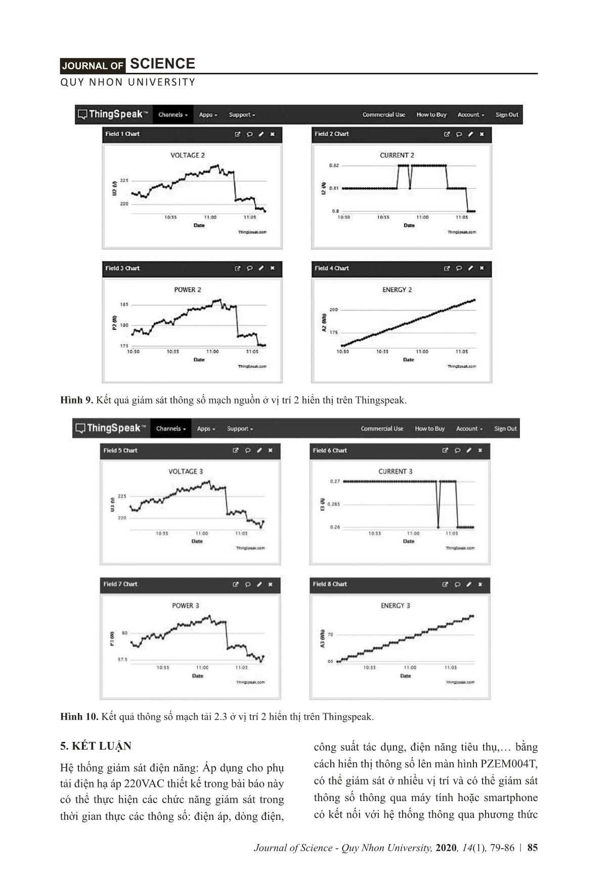 An IoT application for power monitoring system: A case study of 220VAC low voltage load trang 7