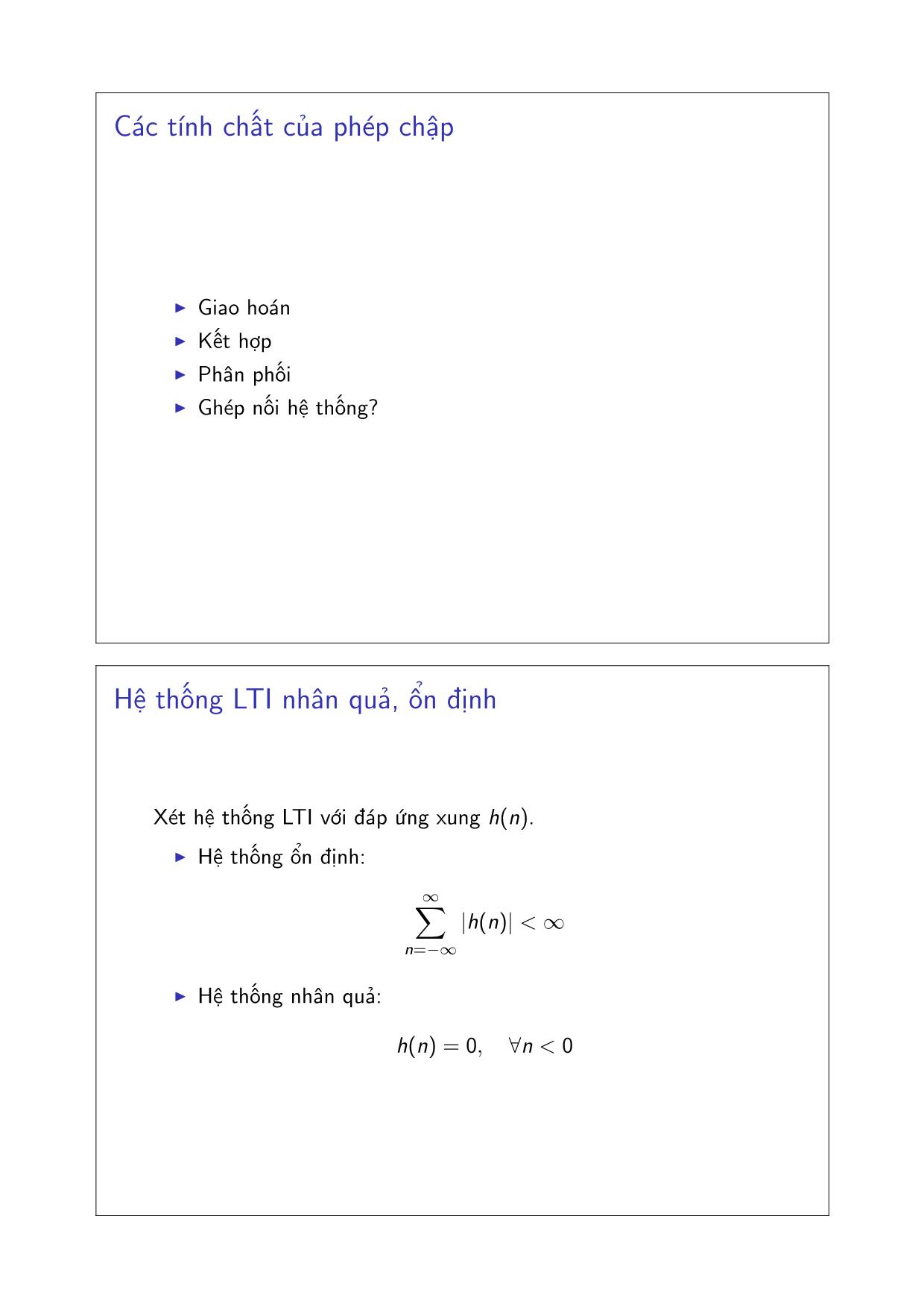 Bài giảng Xử lý tín hiệu số - Chương 1: Tín hiệu và hệ thống rời rạc - Đặng Quang Hiếu trang 4