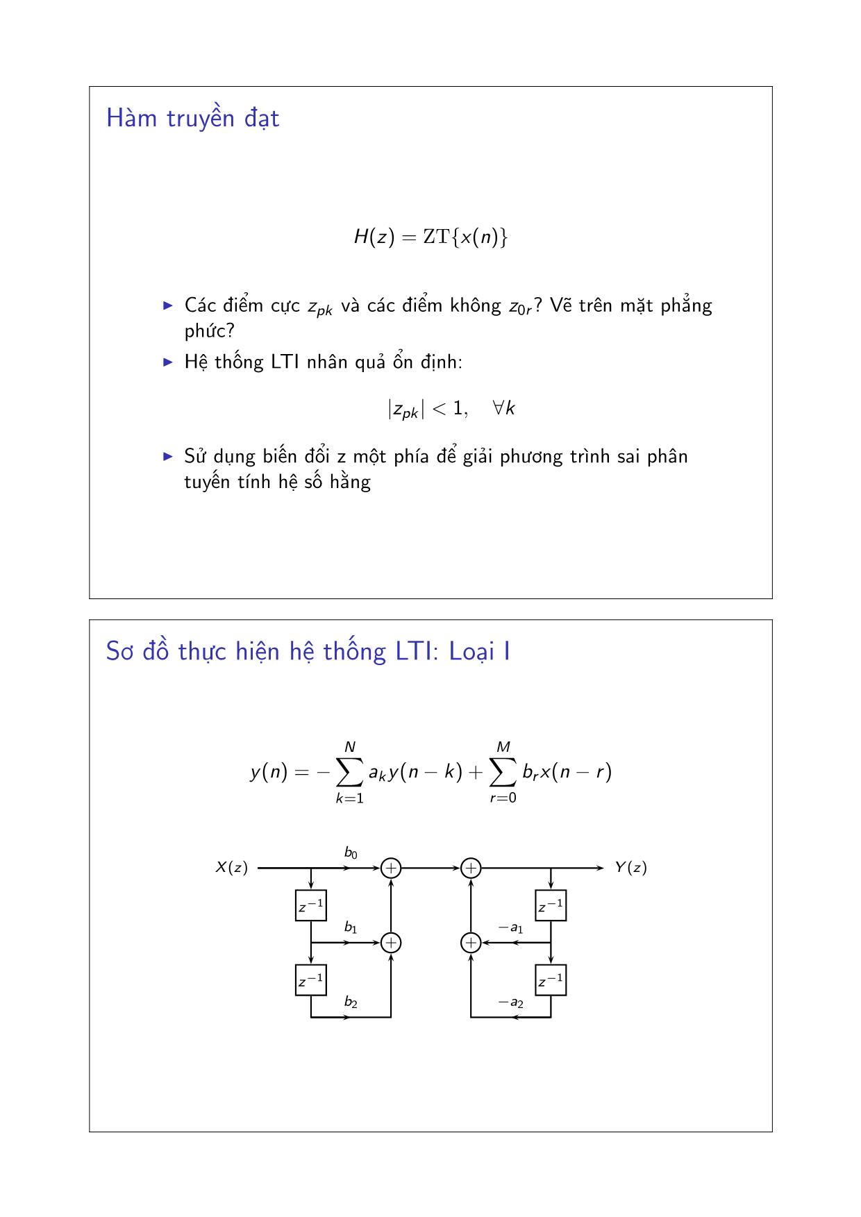 Bài giảng Xử lý tín hiệu số - Chương 1: Tín hiệu và hệ thống rời rạc - Đặng Quang Hiếu trang 6