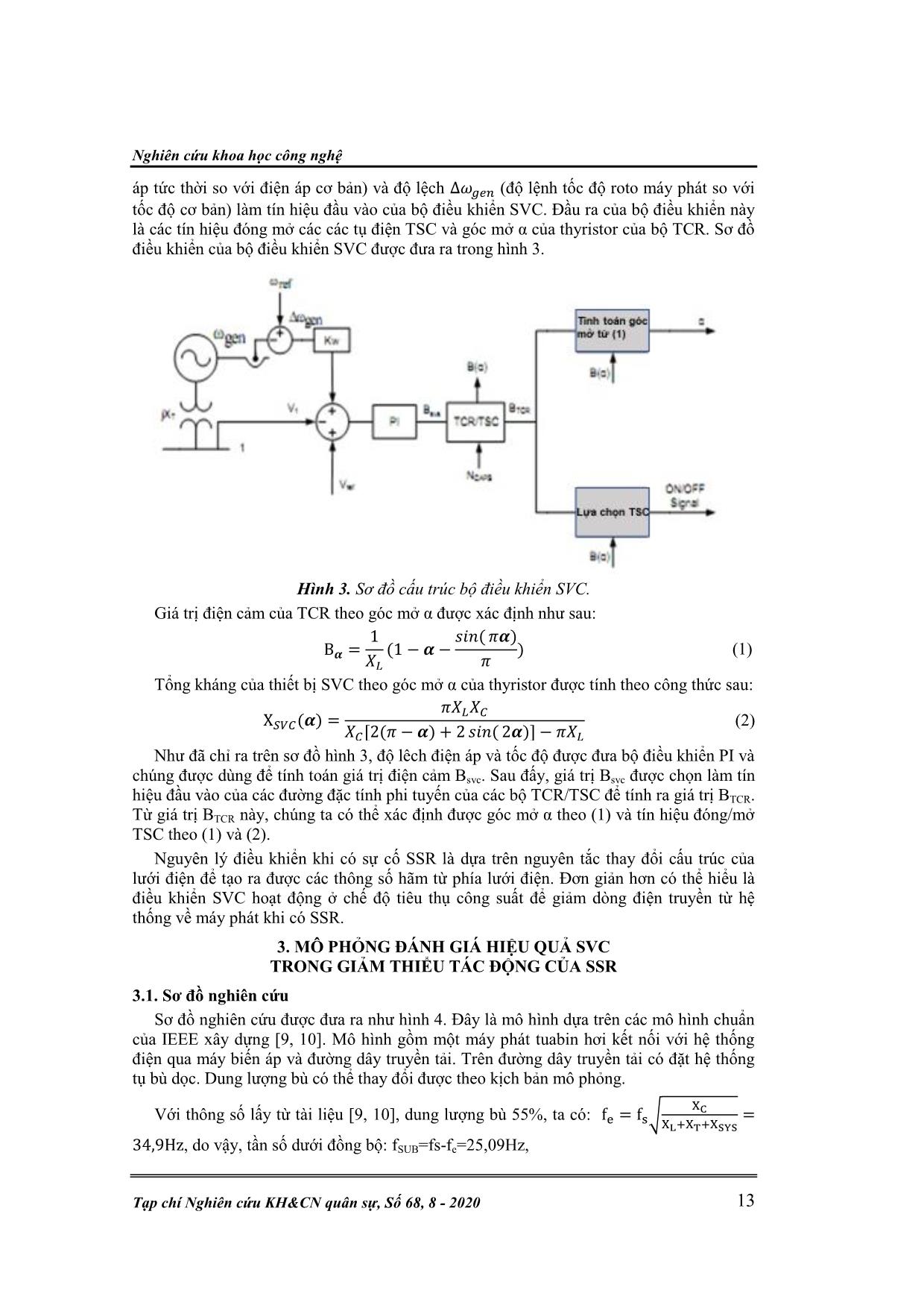 Nghiên cứu ứng dụng thiết bị SVC nhằm giảm thiểu sự cố cộng hưởng dưới đồng bộ trong hệ thống điện trang 4