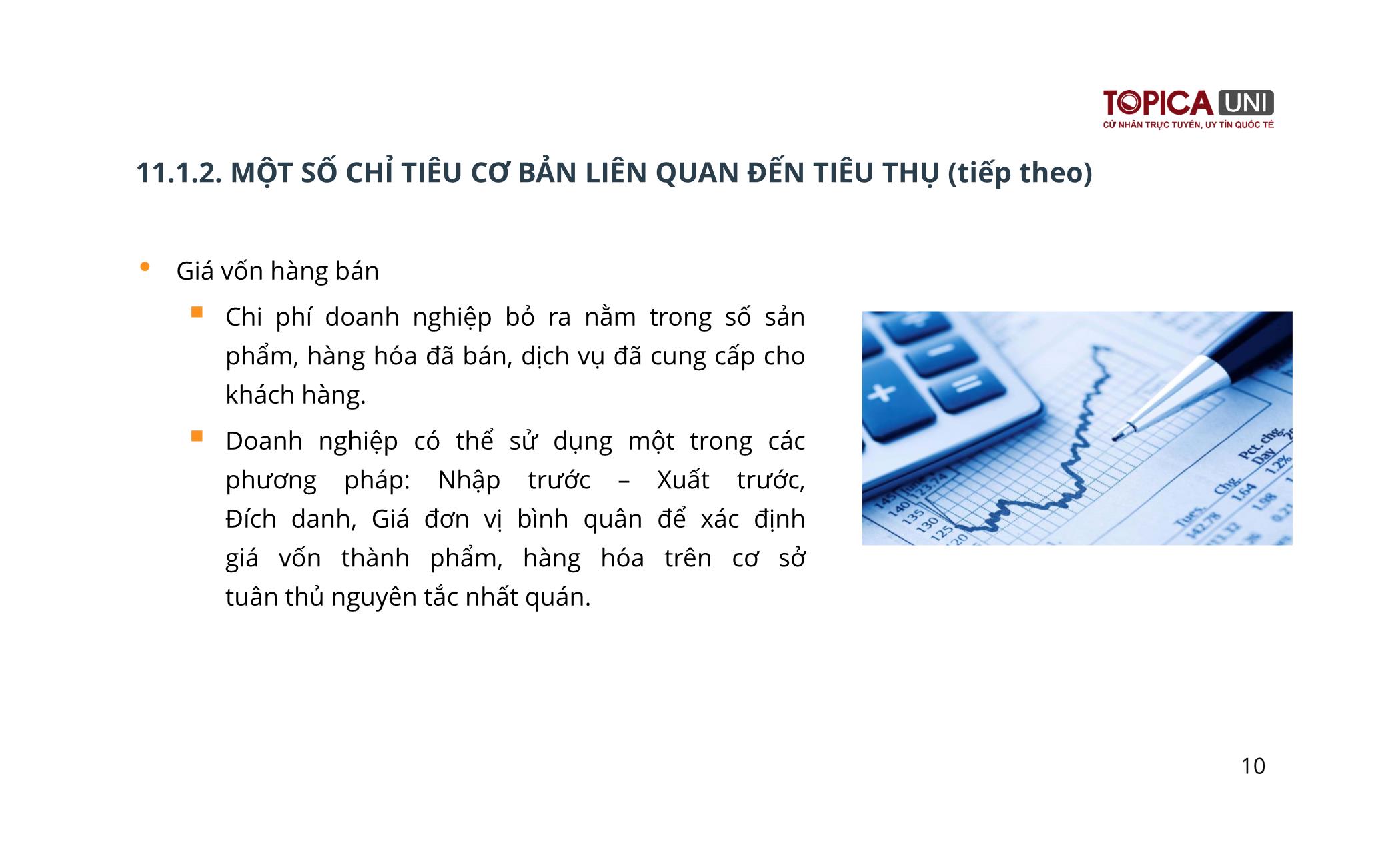 Bài giảng Kế toán chi phí sản xuất - Bài 11: Kế toán tiêu thụ thành phẩm - Trần Văn Thuận trang 10