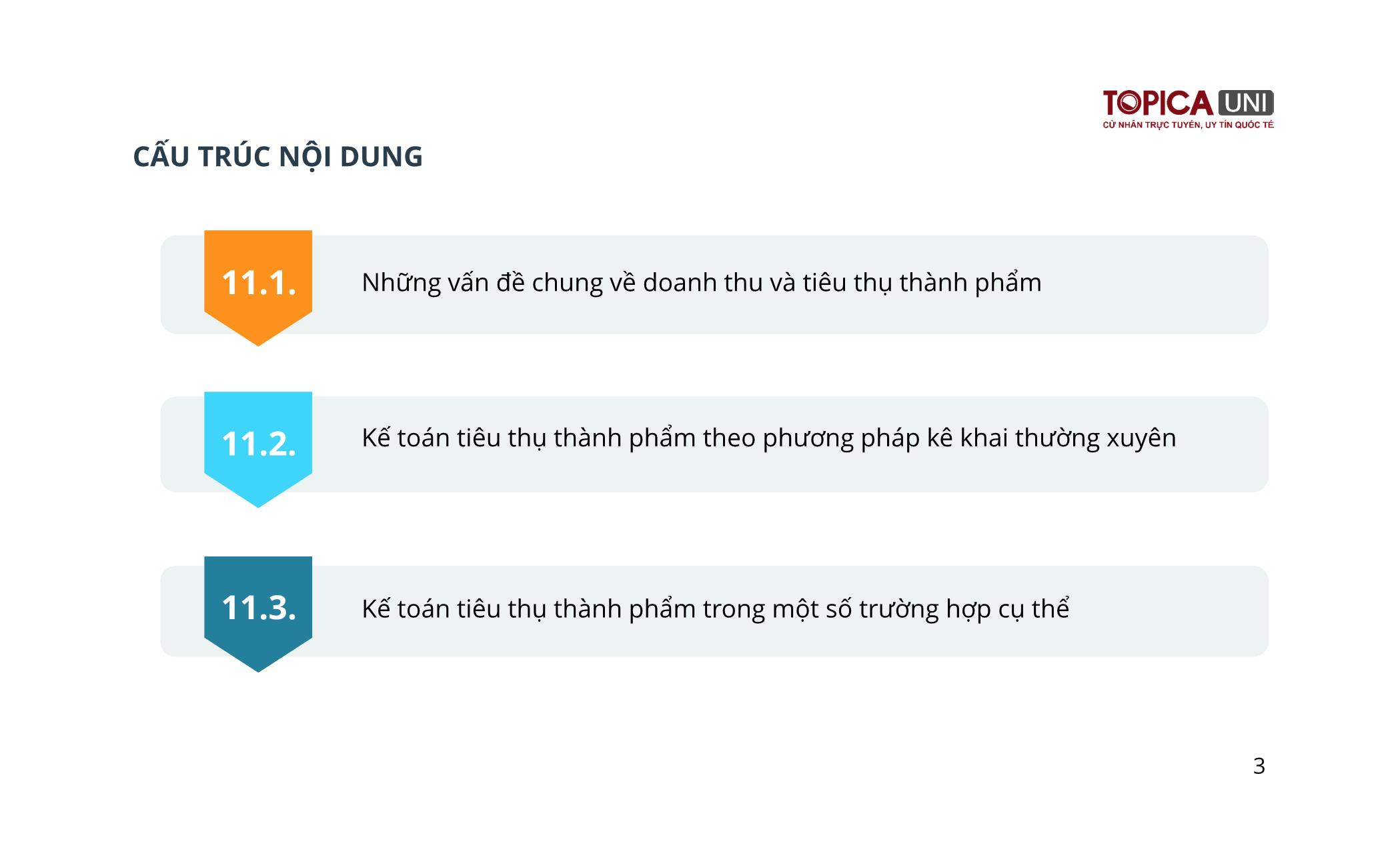 Bài giảng Kế toán chi phí sản xuất - Bài 11: Kế toán tiêu thụ thành phẩm - Trần Văn Thuận trang 3