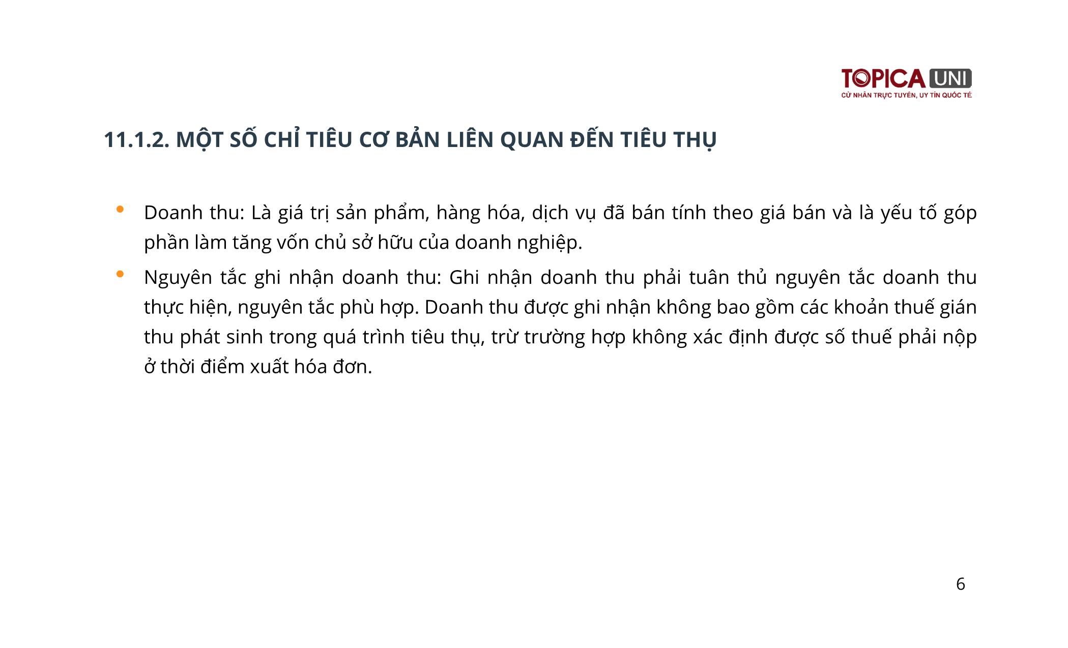 Bài giảng Kế toán chi phí sản xuất - Bài 11: Kế toán tiêu thụ thành phẩm - Trần Văn Thuận trang 6