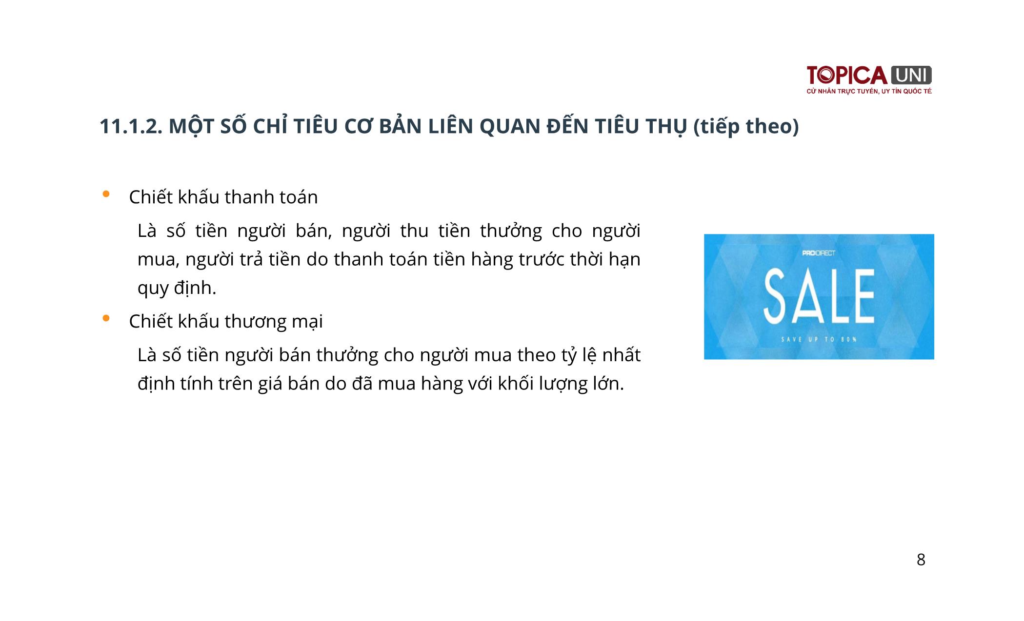 Bài giảng Kế toán chi phí sản xuất - Bài 11: Kế toán tiêu thụ thành phẩm - Trần Văn Thuận trang 8