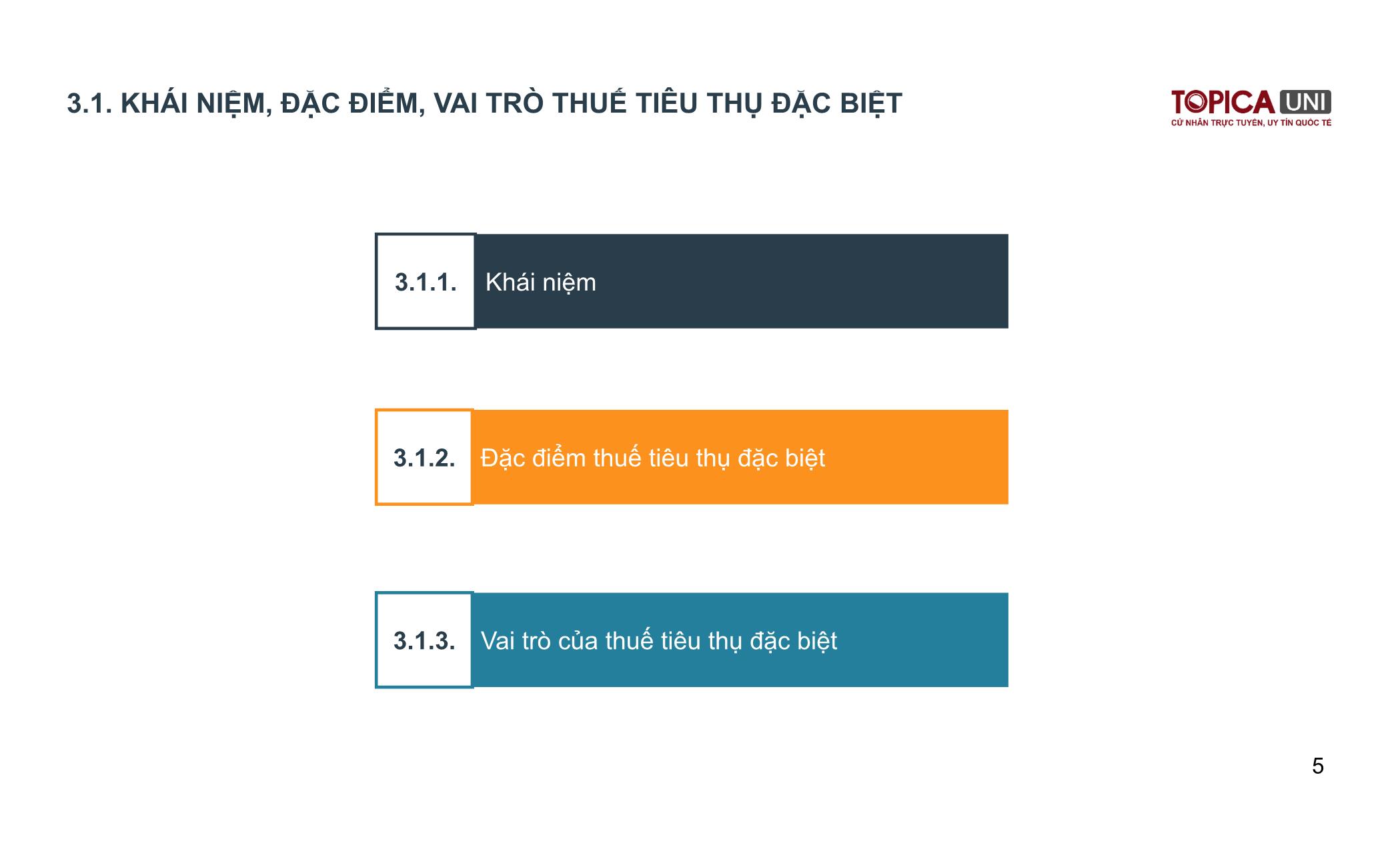 Bài giảng Kế toán thuế - Bài 3: Thuế tiêu thụ đặc biệt - Vũ Duy Nguyên trang 5