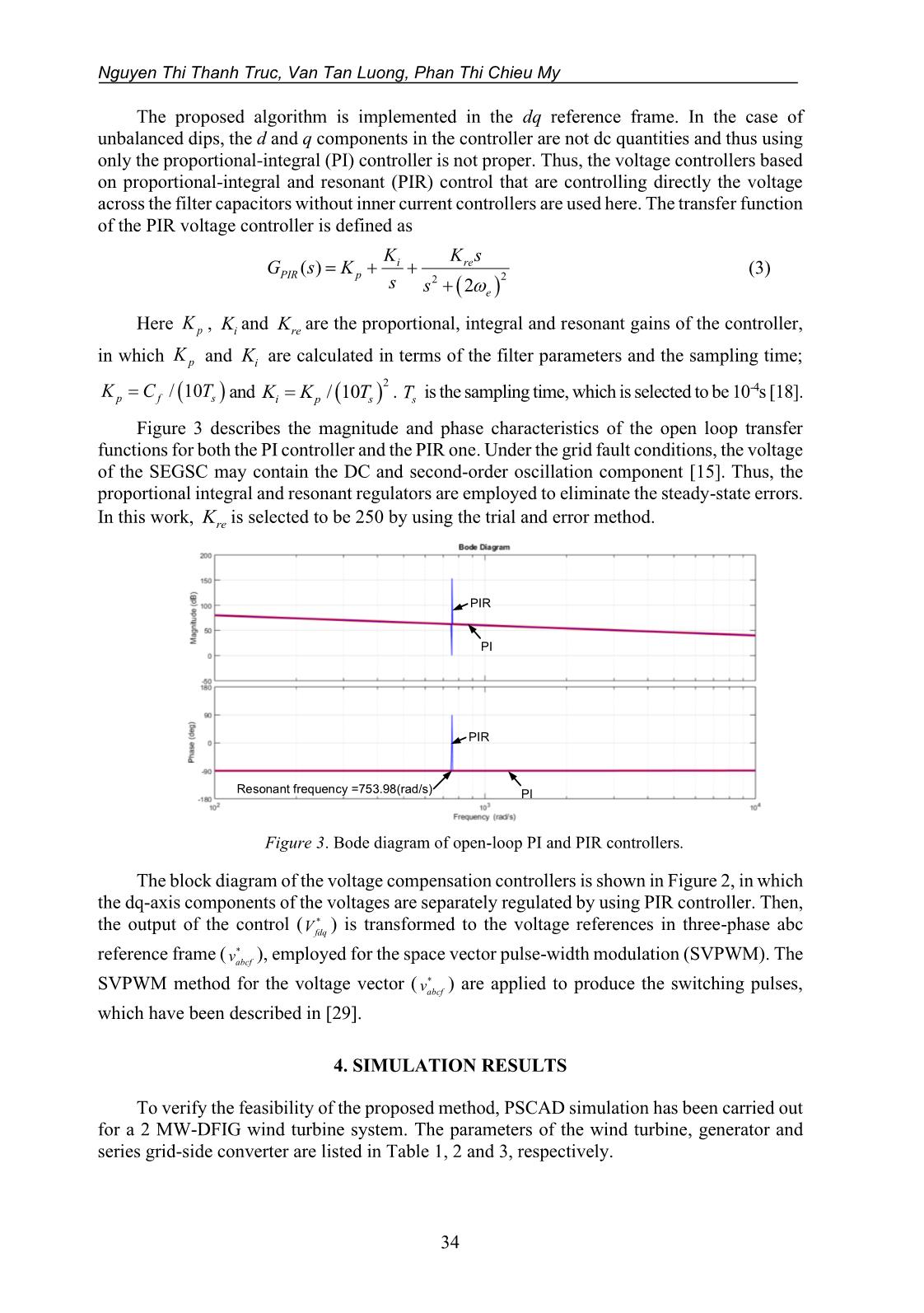 Control of voltage compensation to enhance ride - Through of dfig wind turbine during symmetrical and asymmetrical grid faults trang 4