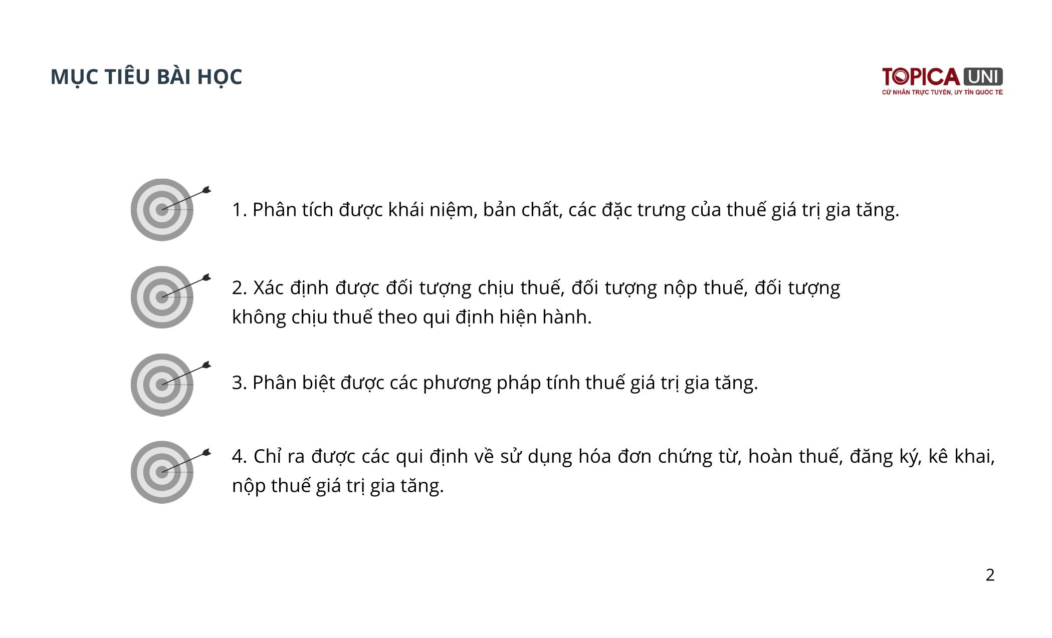 Bài giảng Kế toán thuế - Bài 4: Thuế giá trị gia tăng - Vũ Duy Nguyên trang 2