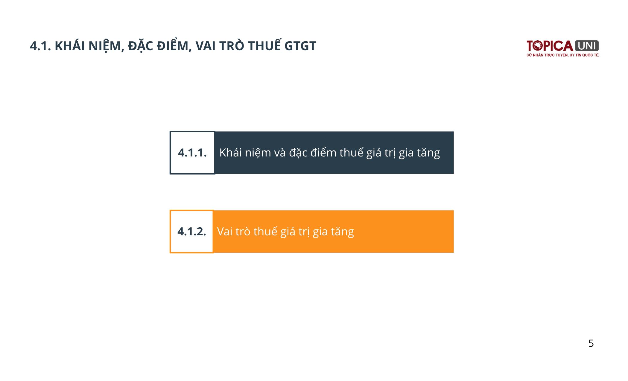 Bài giảng Kế toán thuế - Bài 4: Thuế giá trị gia tăng - Vũ Duy Nguyên trang 5