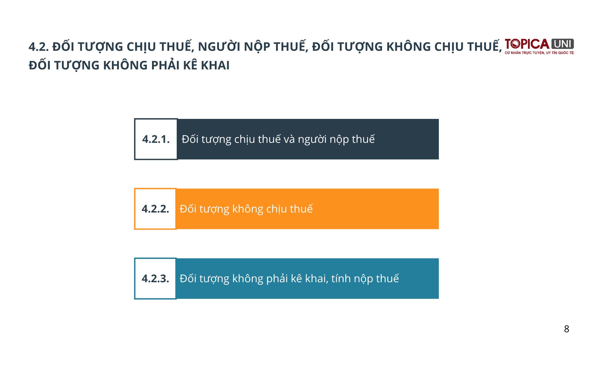 Bài giảng Kế toán thuế - Bài 4: Thuế giá trị gia tăng - Vũ Duy Nguyên trang 8