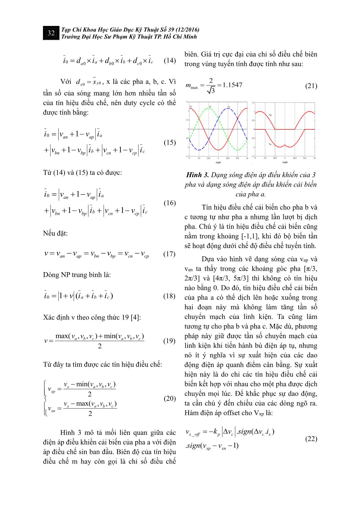 Cân bằng điện áp trên tụ cho nghịch lưu ba pha ba bậc NPC trang 4