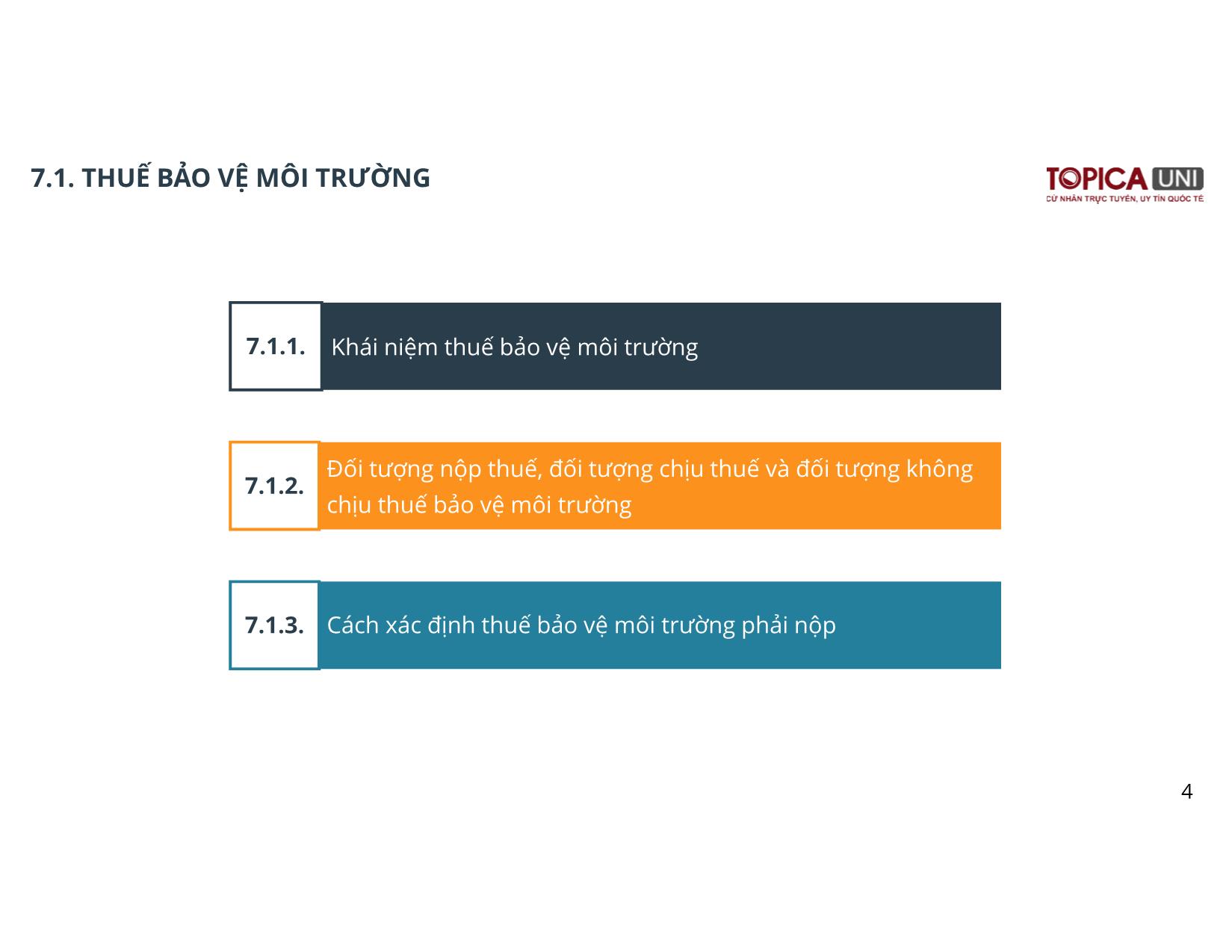 Bài giảng Kế toán thuế - Bài 7: Các sắc thuế khác - Lý Phương Duyên trang 4