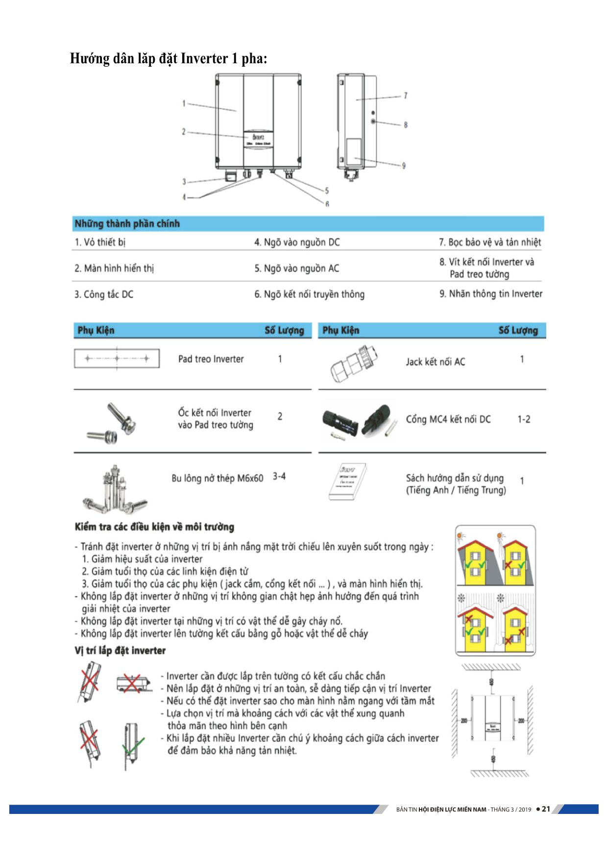 Hệ thống điện mặt trời áp mái - Hướng dẫn lắp đặt trang 3