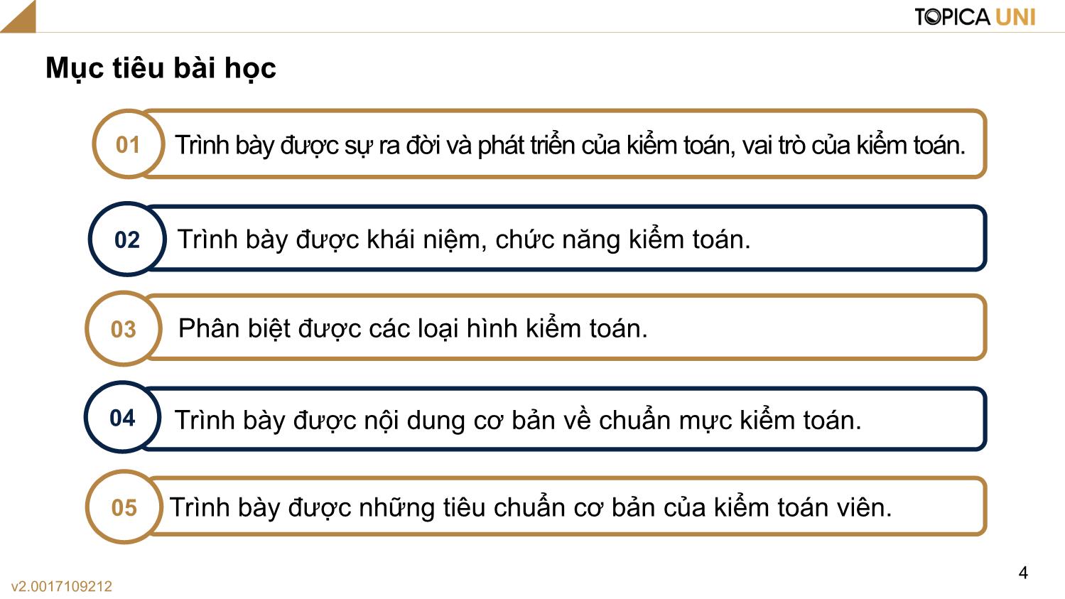 Bài giảng Lý thuyết kiểm toán - Bài 1: Những vấn đề chung về kiểm toán - Phạm Thanh Thủy trang 4