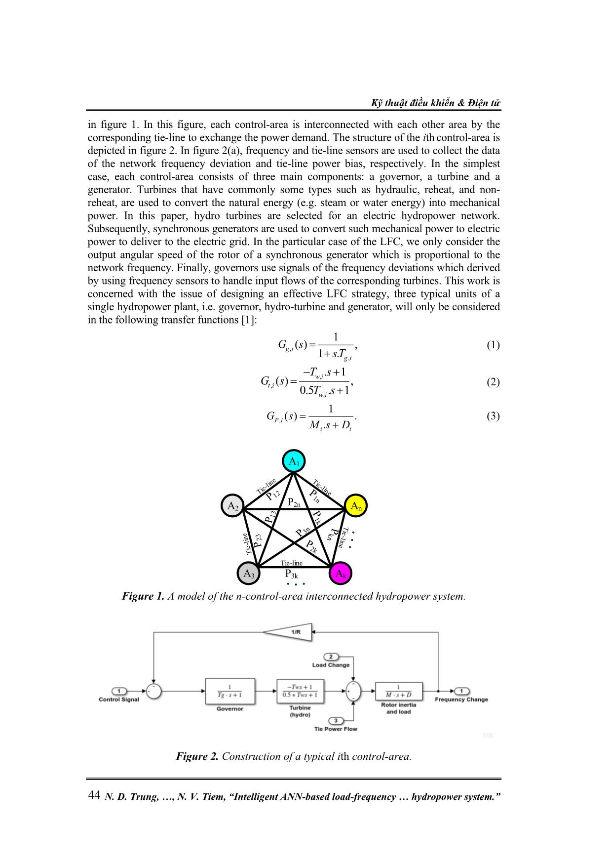 Intelligent ann - based load - frequency control strategies for an interconnected hydropower system trang 2