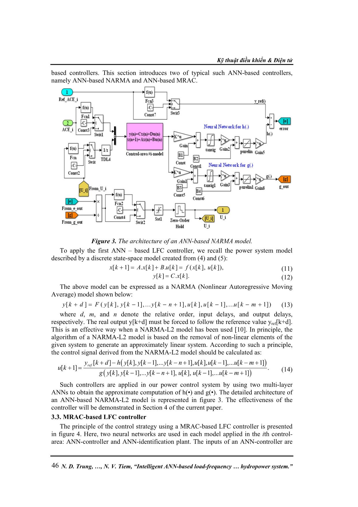 Intelligent ann - based load - frequency control strategies for an interconnected hydropower system trang 4