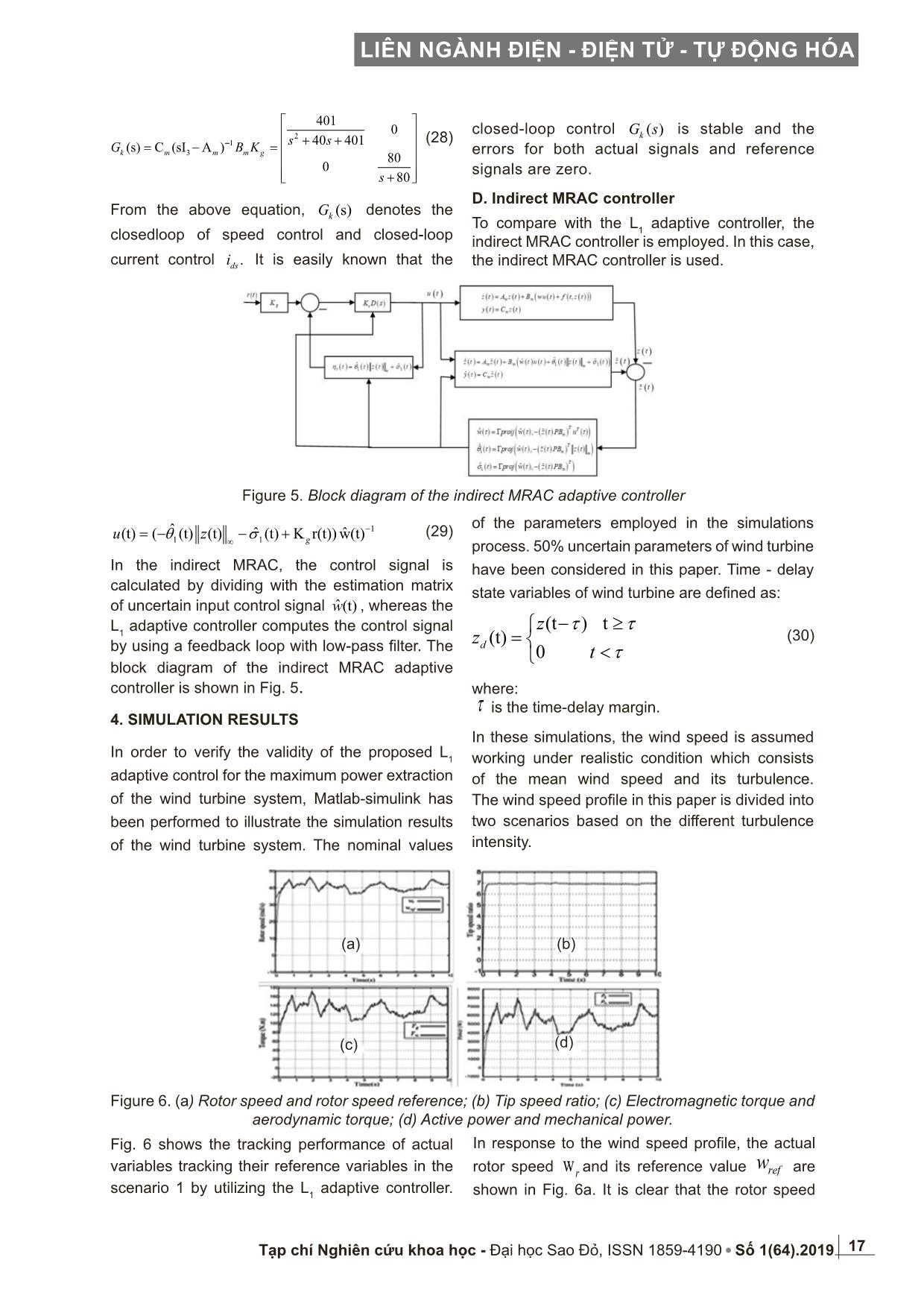 Thiết kế bộ điều khiển thích nghi L1 cho hệ thống tuabin gió PMSG trang 6